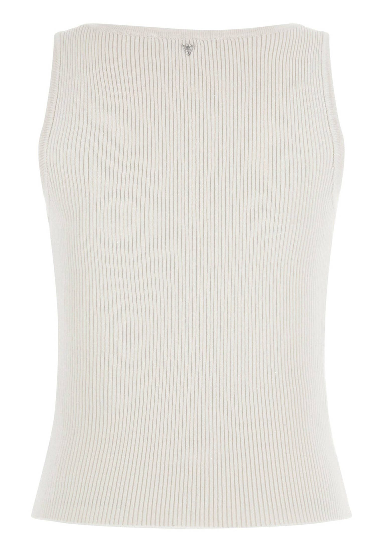 Guess T-Shirt Damen Stricktop mit Viskose günstig online kaufen