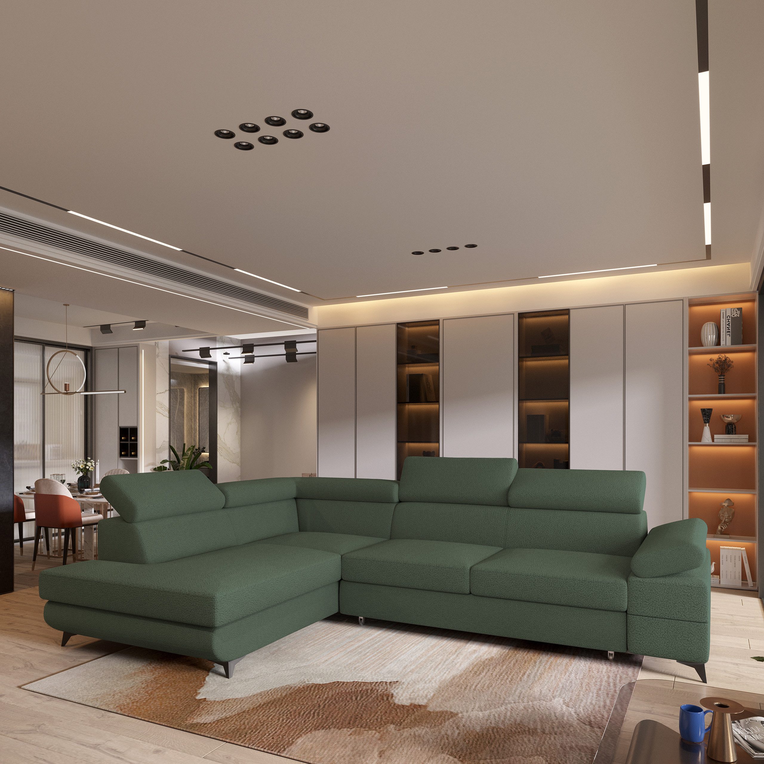 Masseno Ecksofa FAVIEN mit Schlaffunktion L-Form, günstig online kaufen