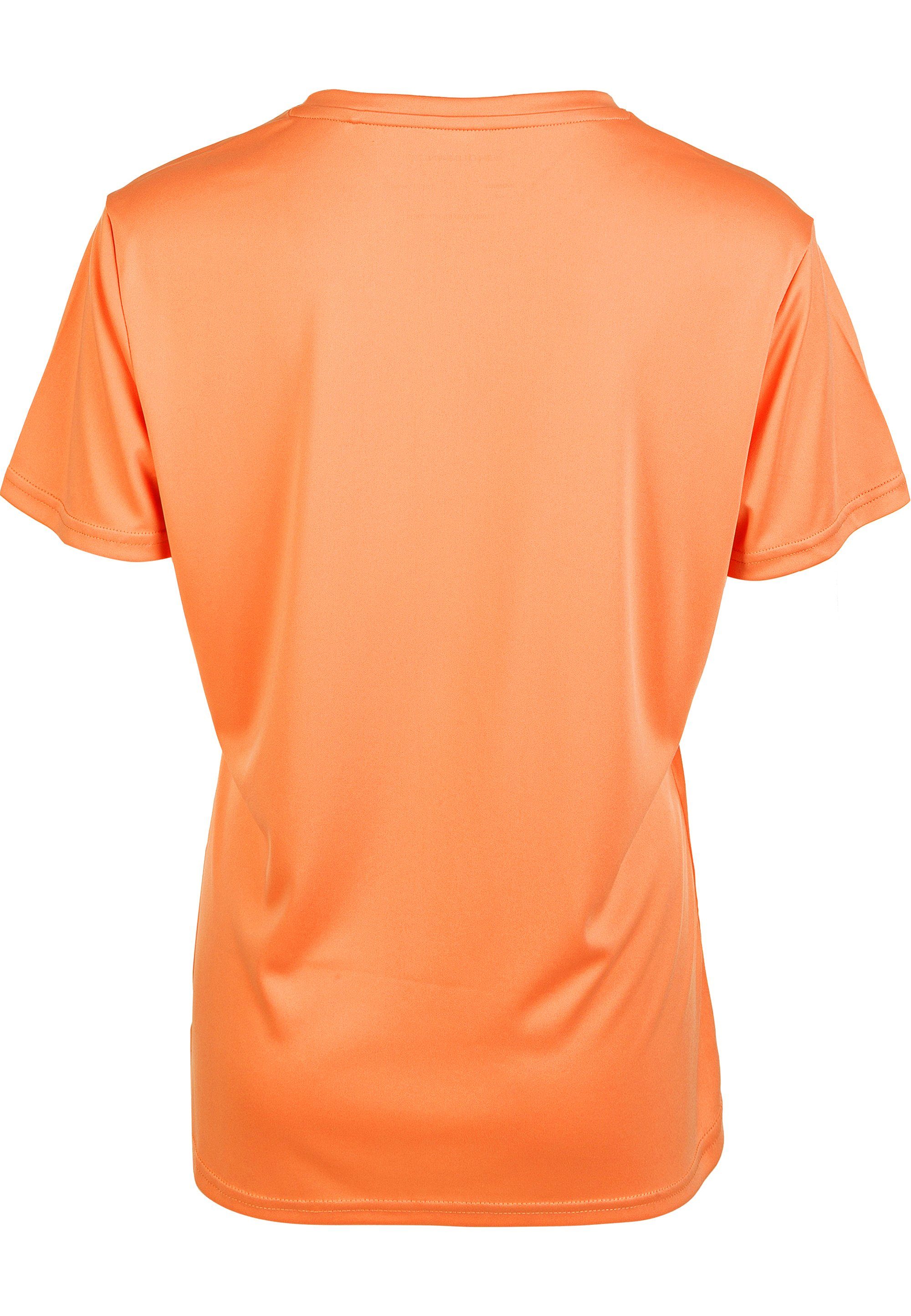 aus orange schnelltrocknendem (1-tlg) ENDURANCE Keily Funktionsshirt Funktionsstretch