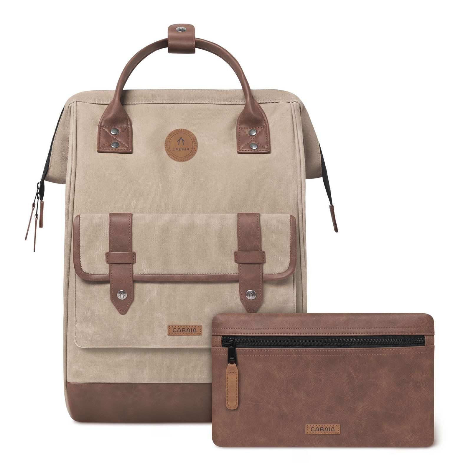 CABAIA Rucksack Waxed Cotton Backpack (Set, günstig online kaufen