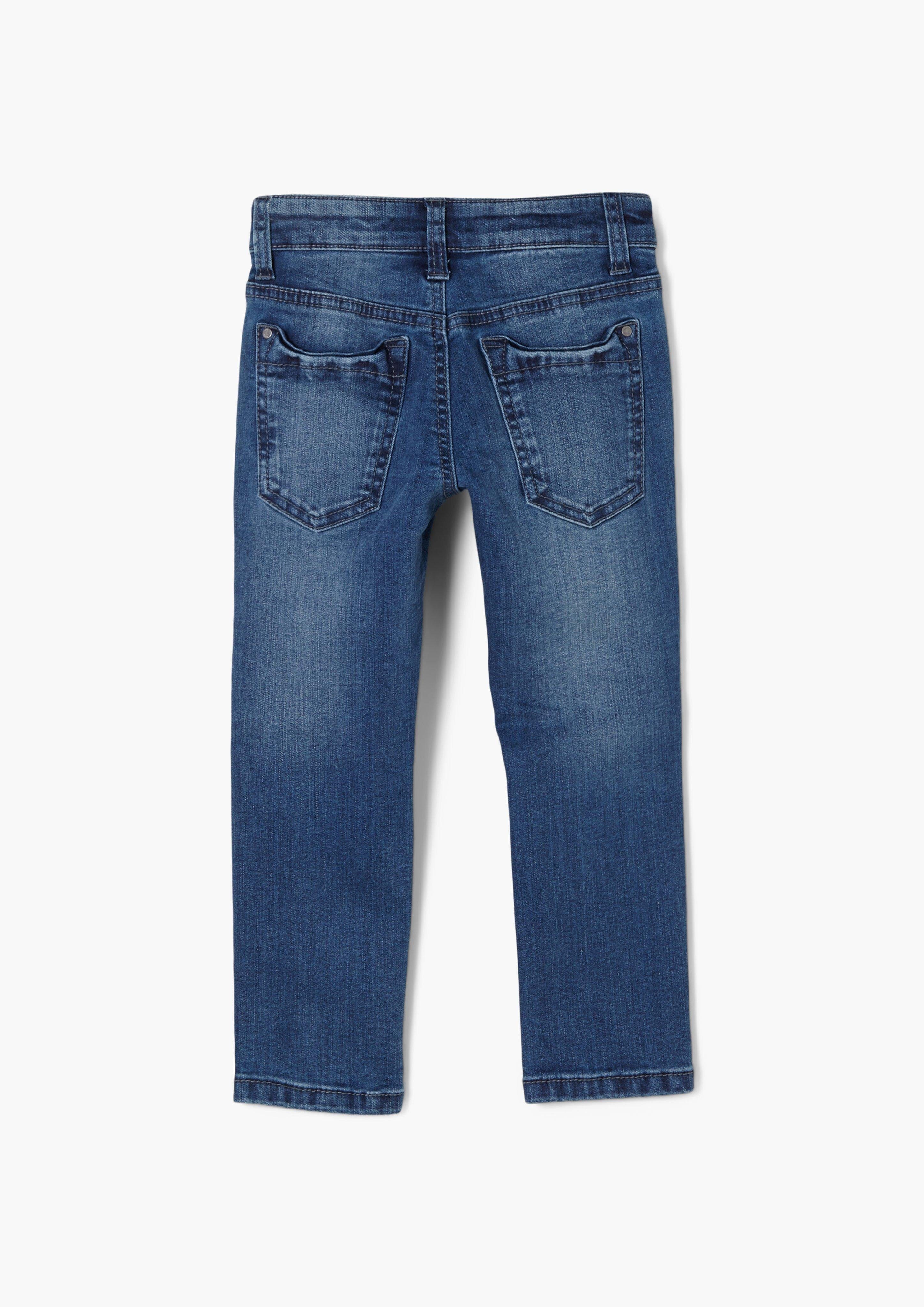 Jeans Slim Rise / / 5-Pocket-Jeans Brad Fit s.Oliver Waschung Leg Mid / Slim