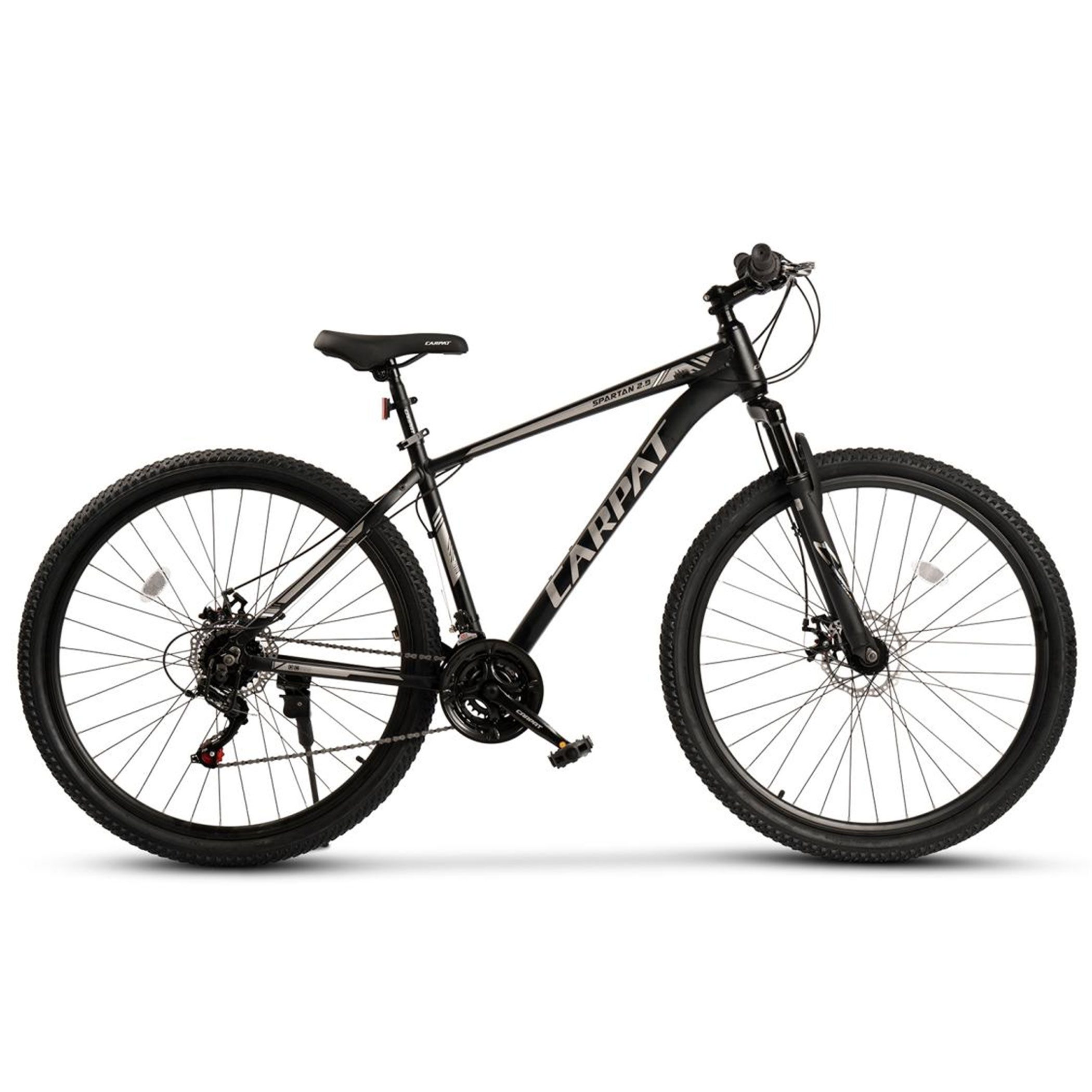 CARPAT SPORT Mountainbike 24 26 29 Zoll Fahrrad für Herren Damen, Mädchen und Jungen, 21 Gang Shimano TZ Schaltwerk, Kettenschaltung, Aluminium Rahmen, Jugendfahrrad MTB Hardtail Kinder Fahrrad
