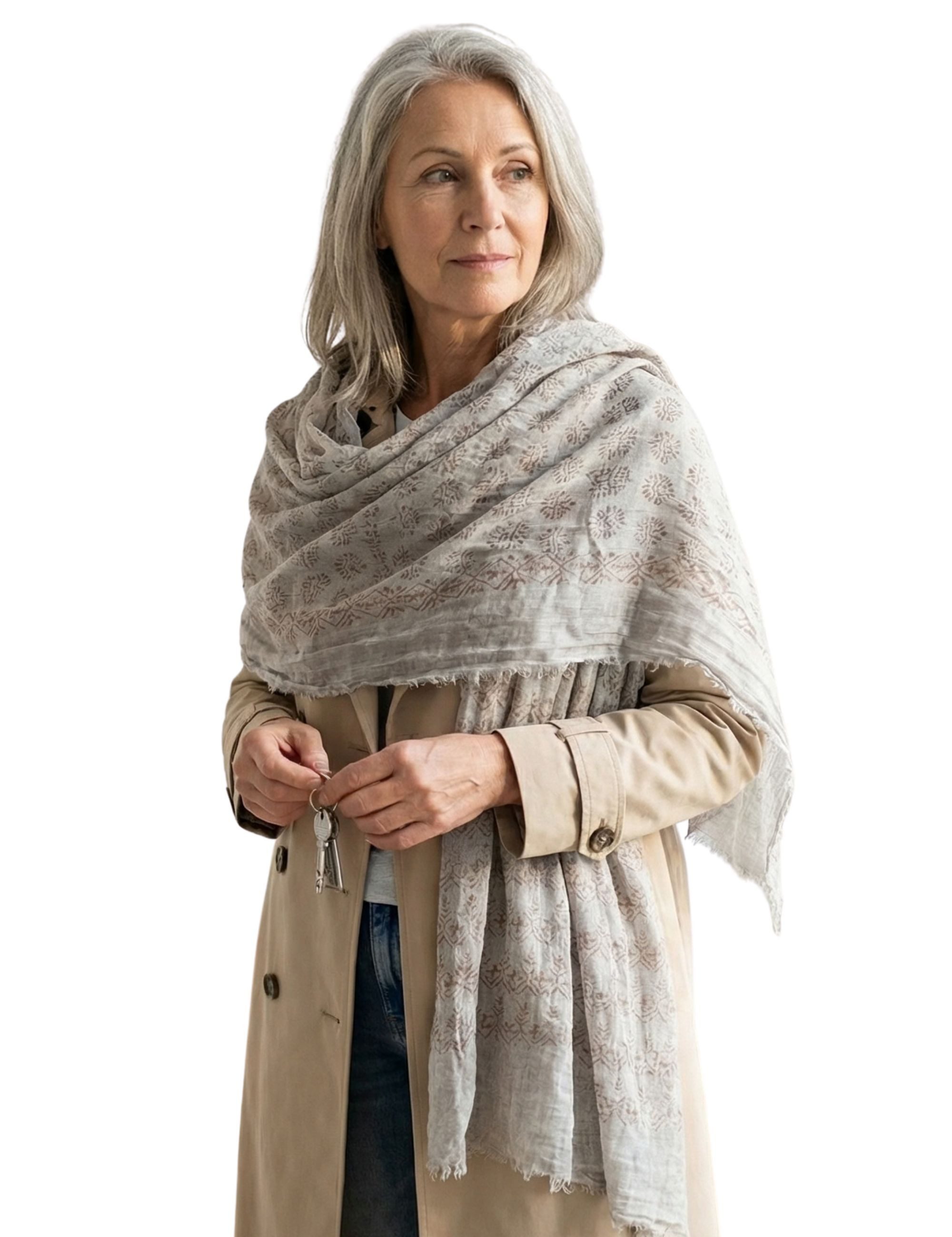 Sunsa Modetuch Schal XXL Große Stola Halstuch Schal aus 100% Modal