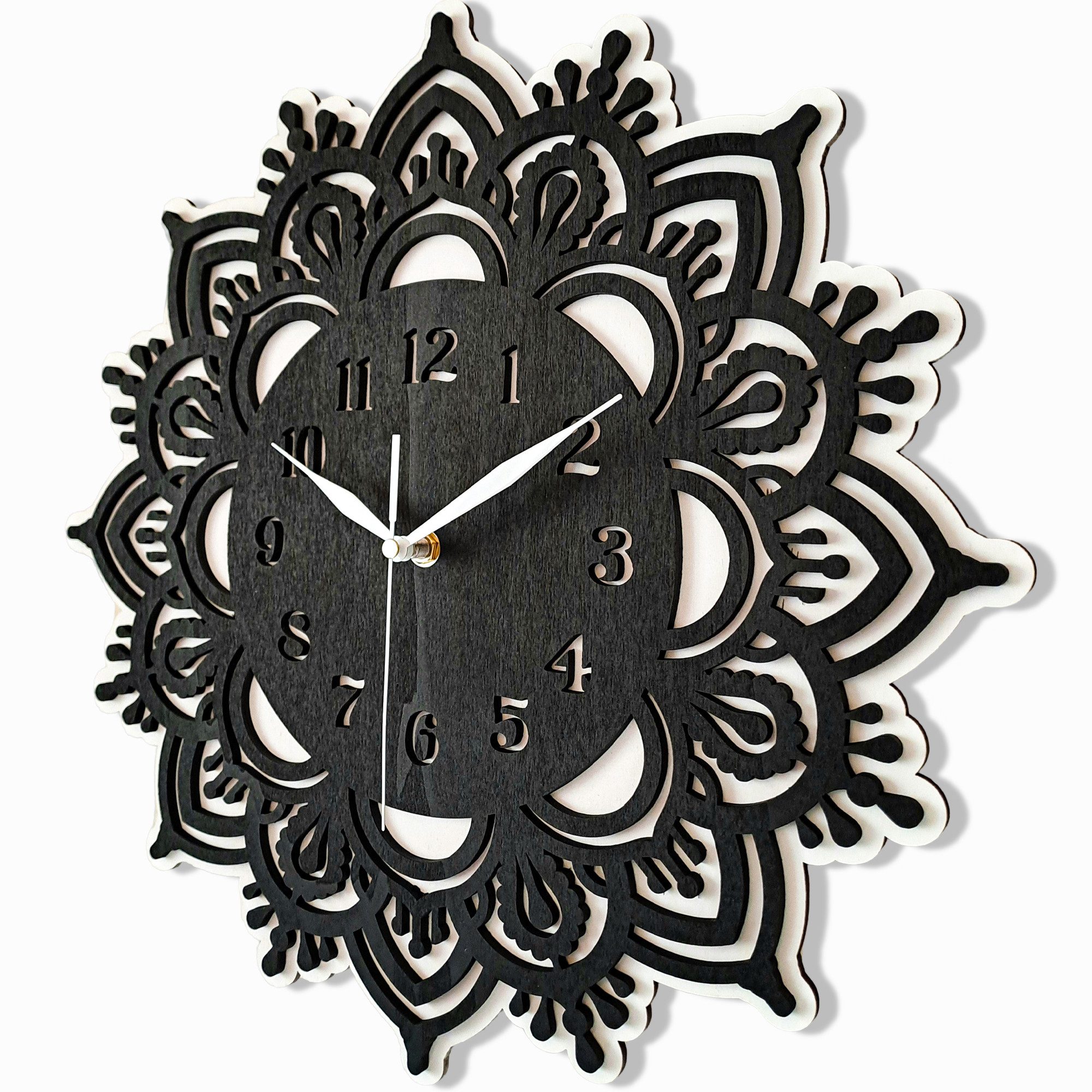 ORNAMENTI Wanduhr Grosse, modern, holz, hingucker günstig online kaufen