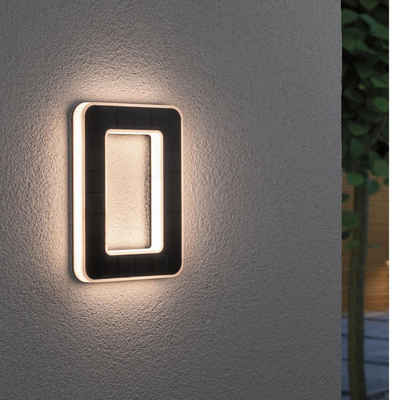 Paulmann LED Solarleuchte LED Solar Hausnummer 0 in Schwarz 0,2W 6lm IP44, keine Angabe, Leuchtmittel enthalten: Ja, fest verbaut, LED, warmweiss, Solarleuchten