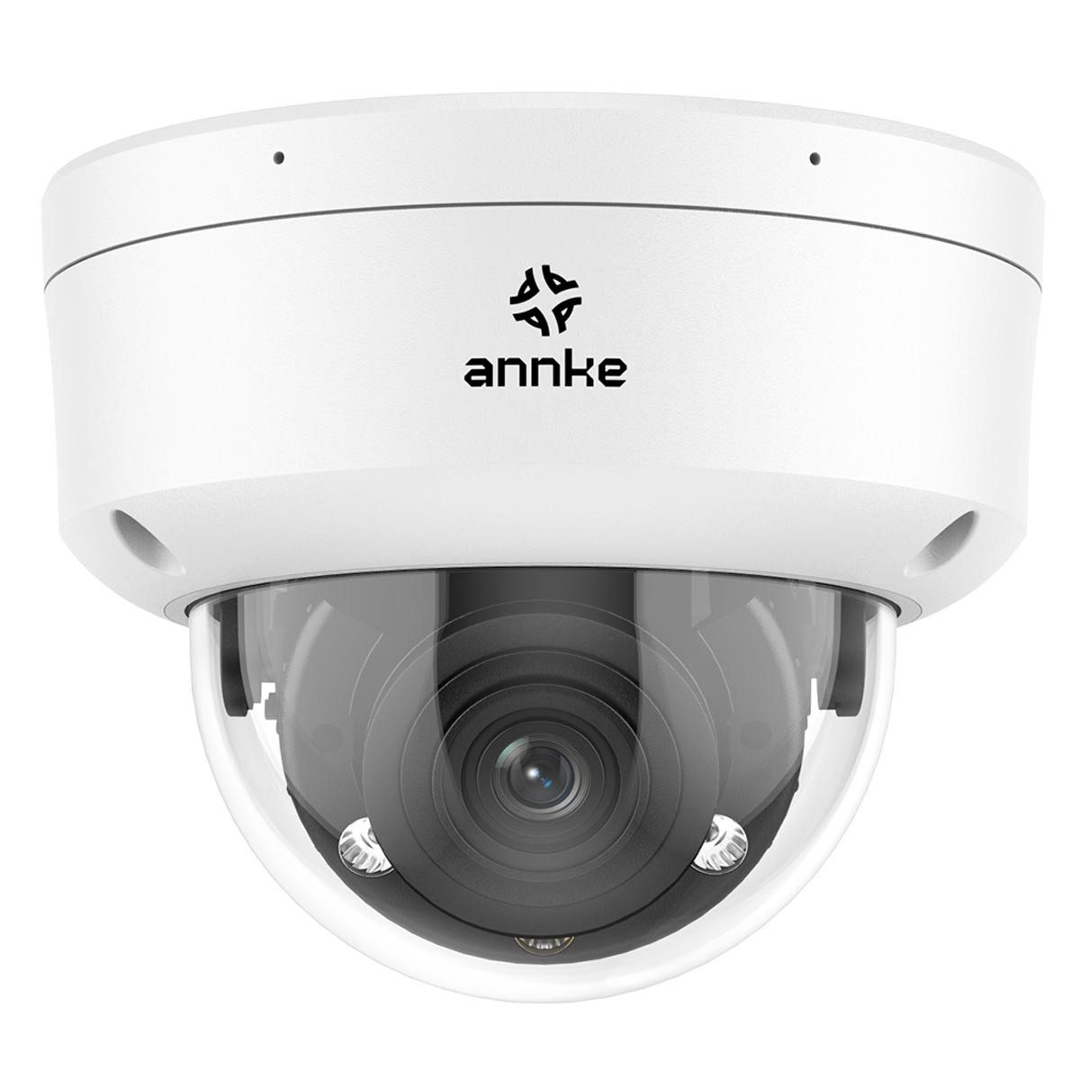 Annke Überwachungskamera ANNKE I91DQ 8 MP PoE Dome Überwachungskamera (mit motorisiertem Varioobjektiv 2,8 bis 12 mm, 4-fach optischem Zoom, Erkennung von Personen und Fahrzeugen, Dual-Light-Modus)
