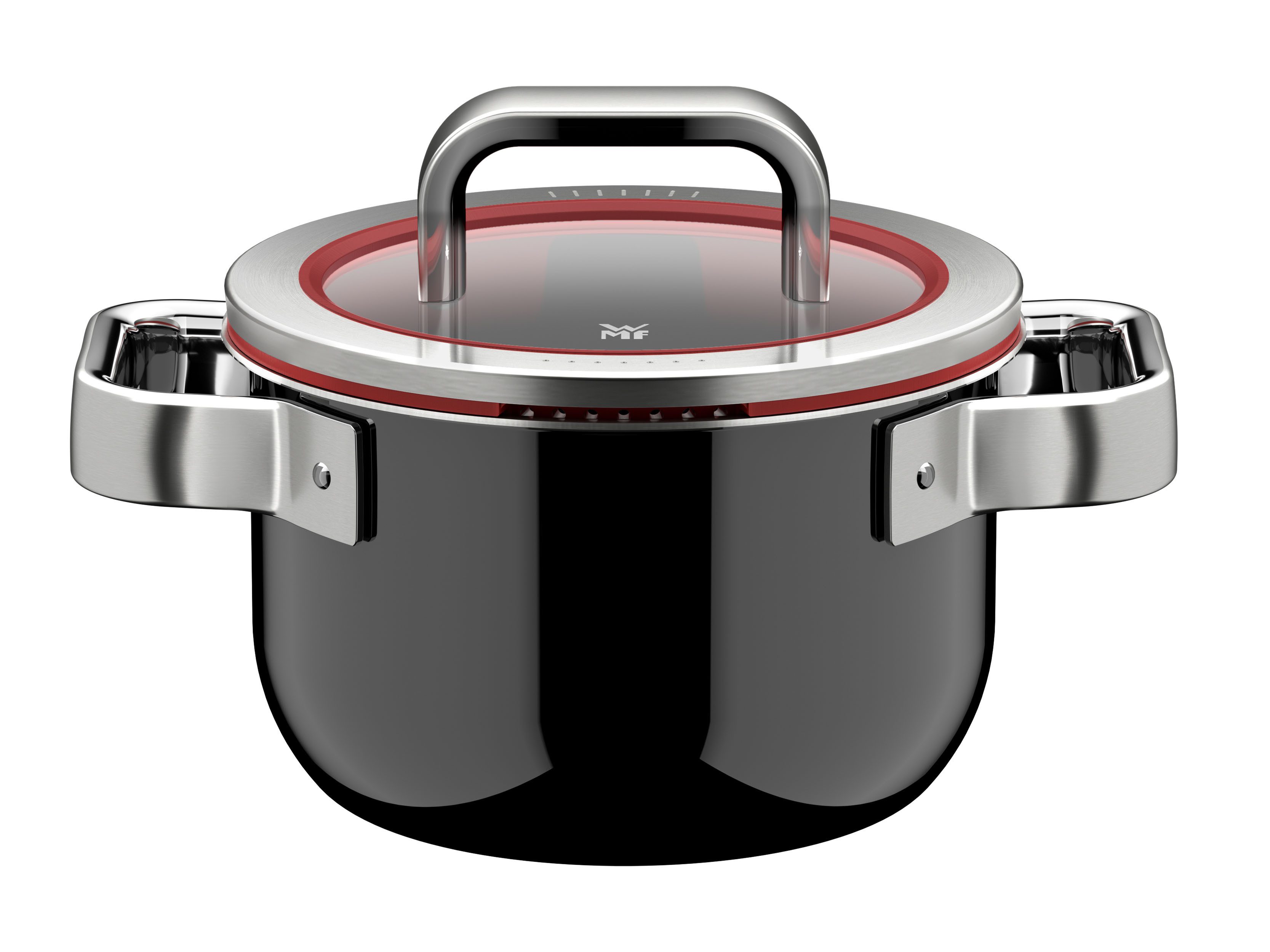 WMF Kochtopf Fusiontec Function Pro, Edelstahl, Glas (1-tlg), integrierte Siebfunktion, spülmaschinengeeignet, Made in Germany