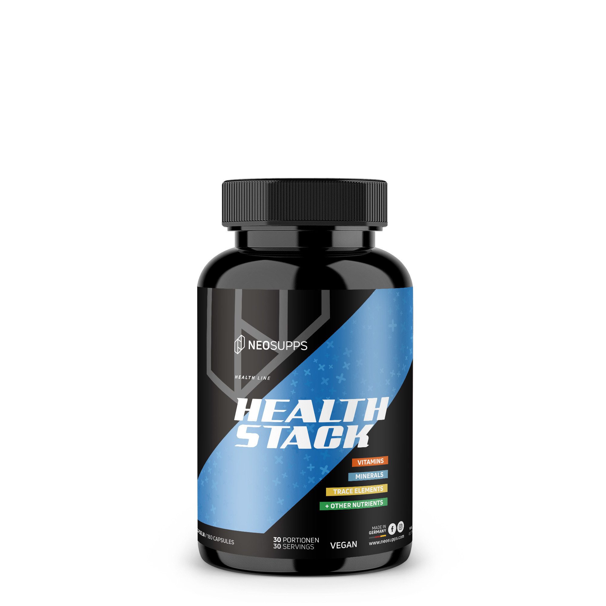 Neosupps Health Stack - 180 Kapseln Kapsel