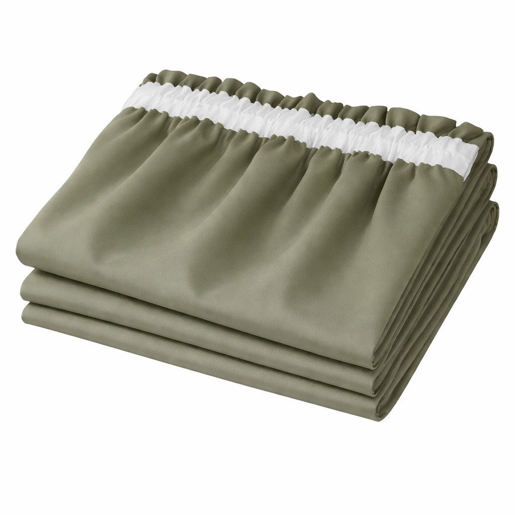 Stoffschmiede Gardine Blickdicht, mit Kräuselband