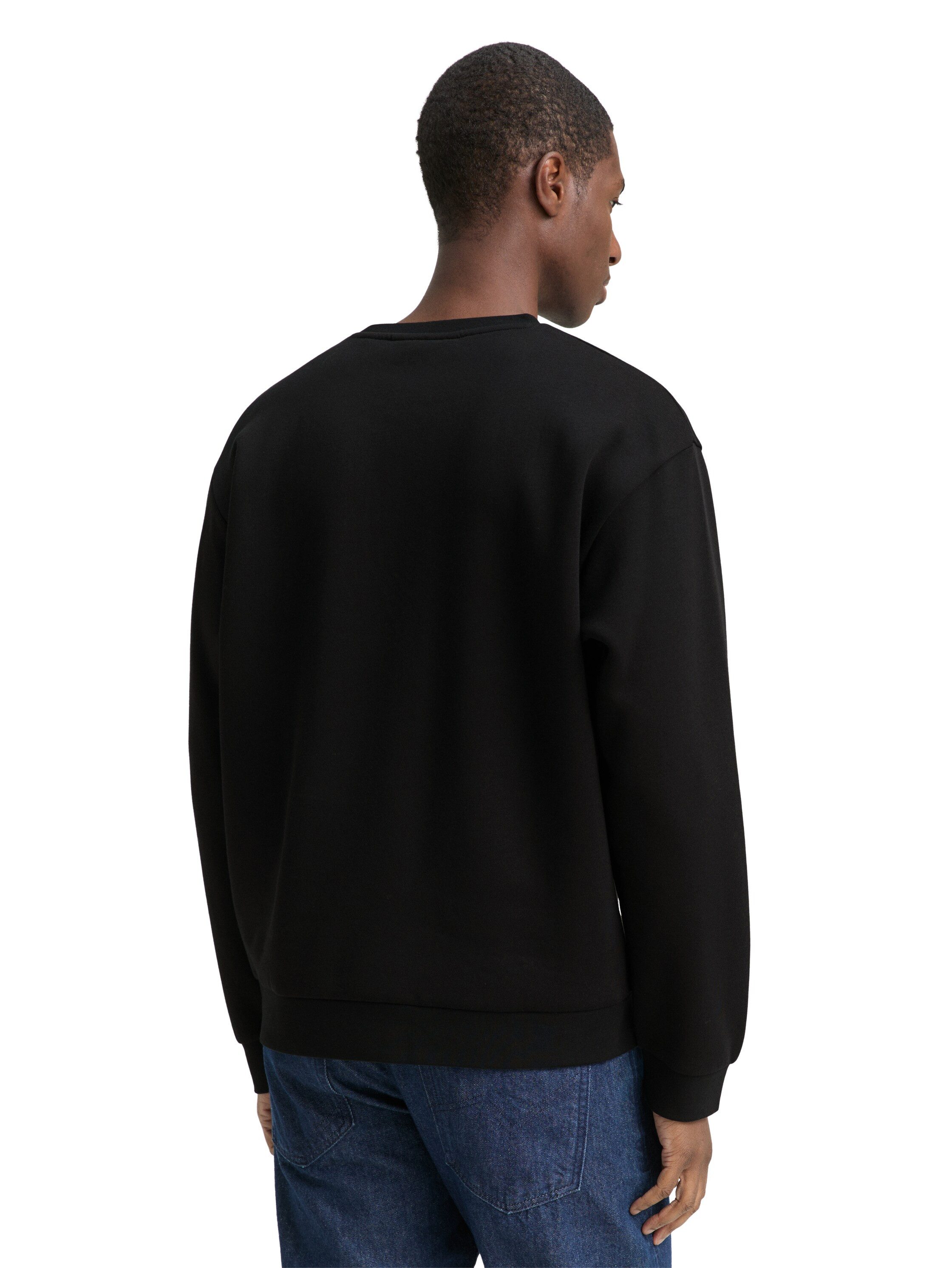 TOM TAILOR Denim Sweatshirt mit Logo Stickerei günstig online kaufen