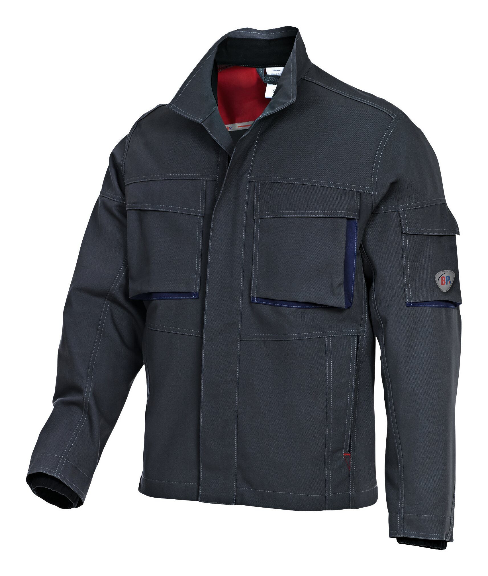 bp Arbeitsjacke 1795 720, Größe 48/50, d-grau/schwarz