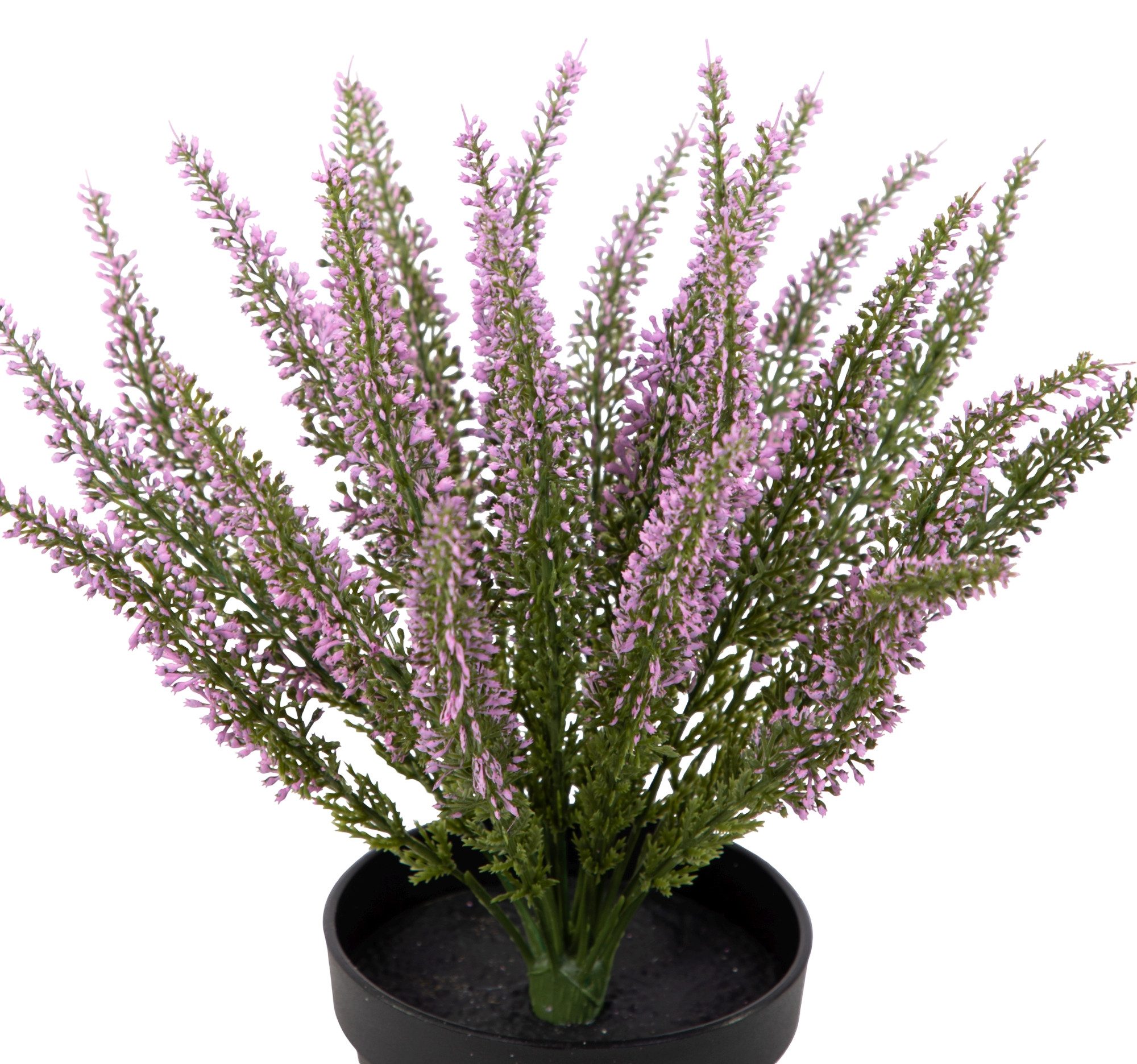 Kunstblume Erika / Heidekraut 32x28cm im Topf DP Kunstpflanzen künstliche Blumen Erikabusch, Seidenblumen Roß, Farbe: Dunkel-Rosa – Bild 3 von 5