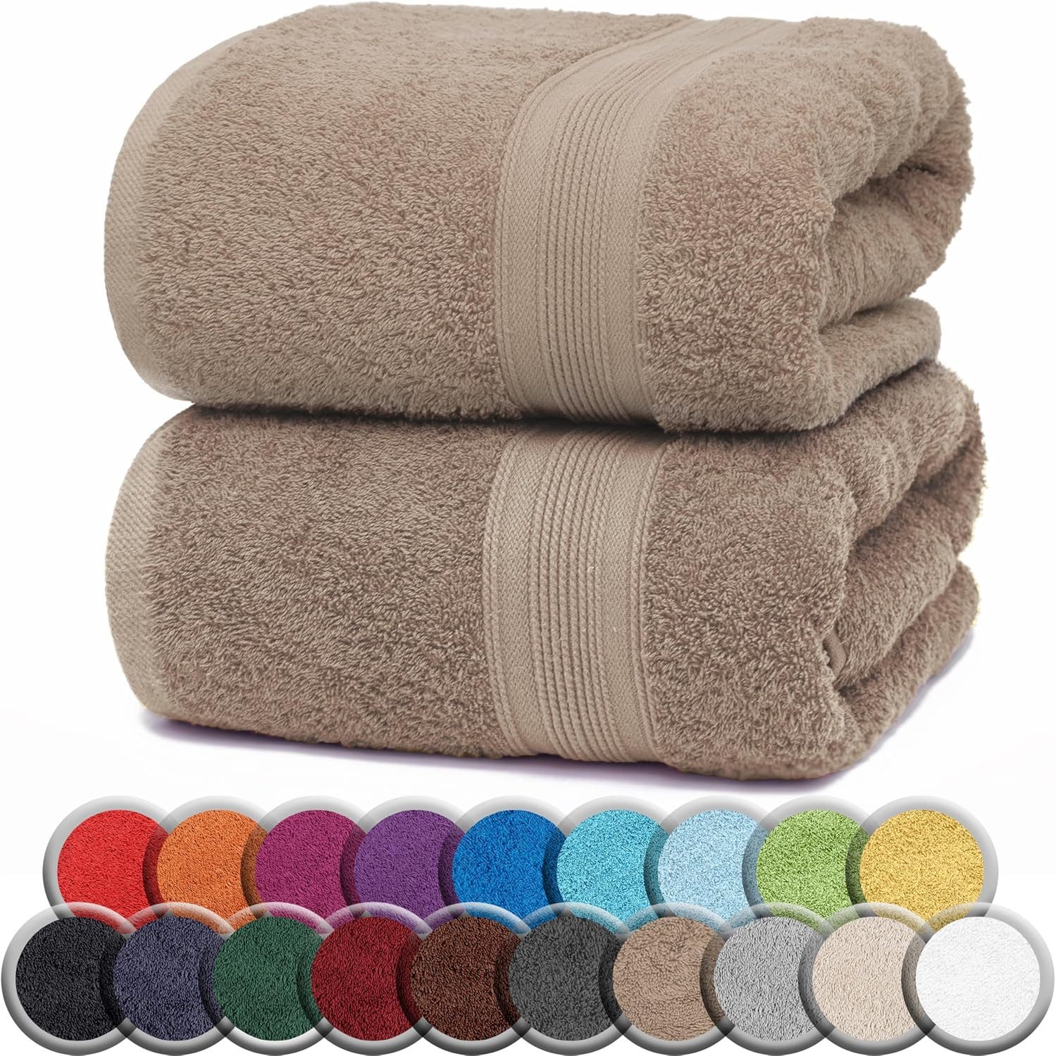 NatureMark Saunatuch Frottier Saunatücher 80x200cm, 100% Baumwolle (2-St), günstig online kaufen