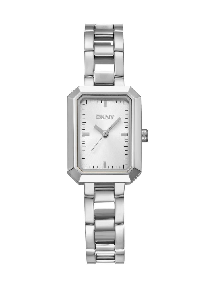 DKNY Quarzuhr DKNY Signature Shape Silver Stainless Steel DK1L009M0055