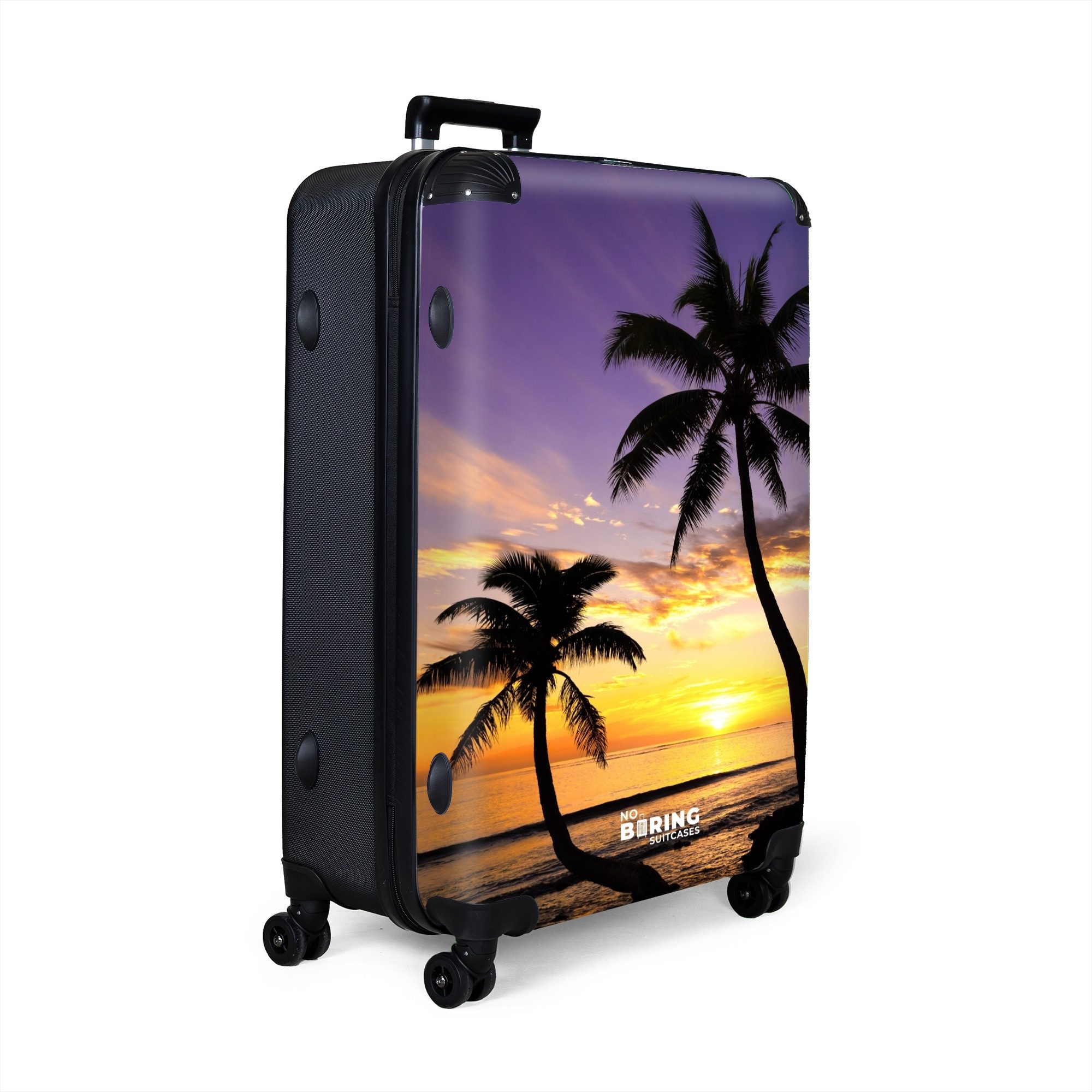 NoBoringSuitcases.com© Hartschalen-Trolley Palmen bei Sonnenuntergang 77 günstig online kaufen