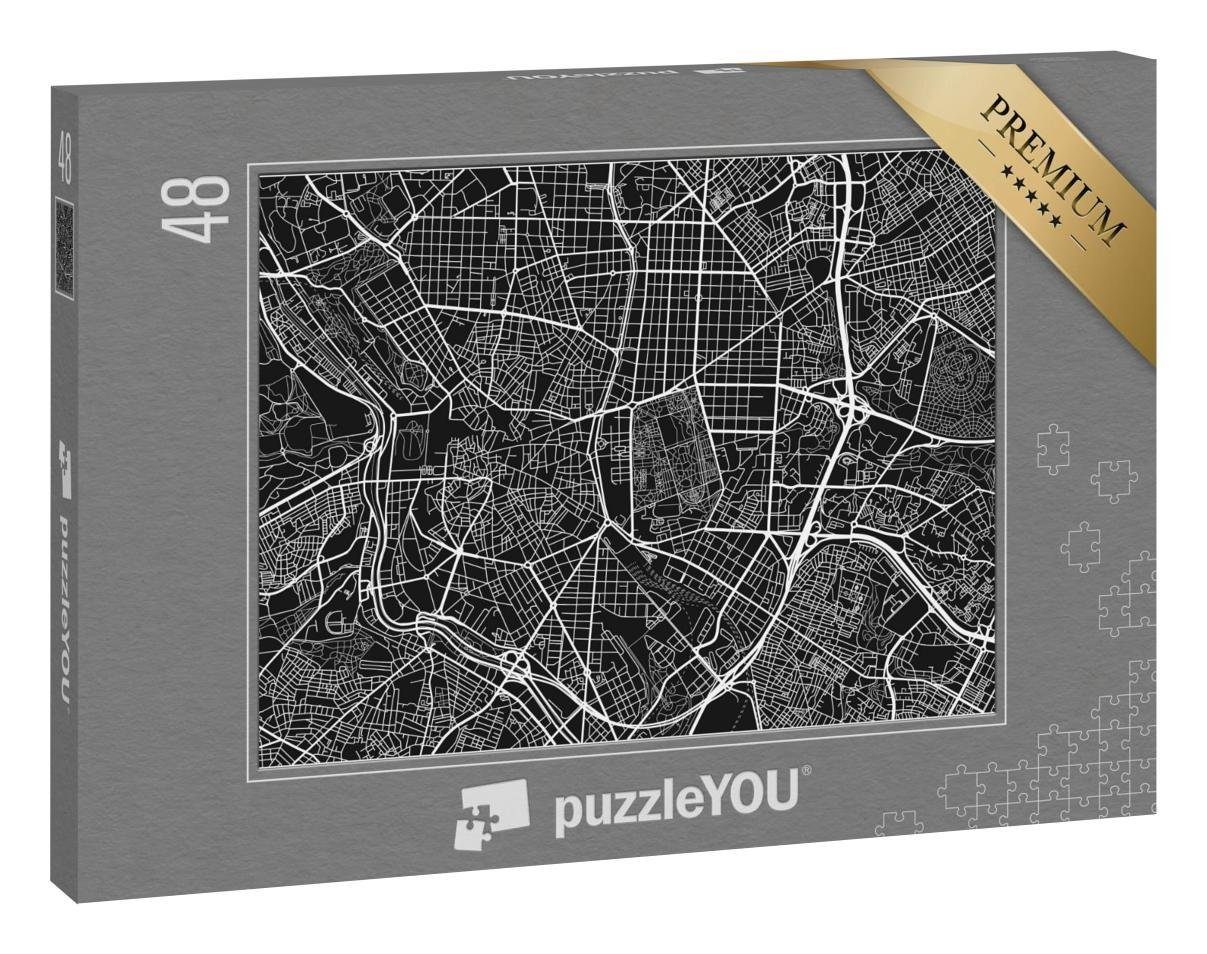 puzzleYOU Puzzle »Stadtplan von Madrid in Spanien«, 48 Puzzleteile,  puzzleYOU-Kollektionen Madrid online kaufen | OTTO