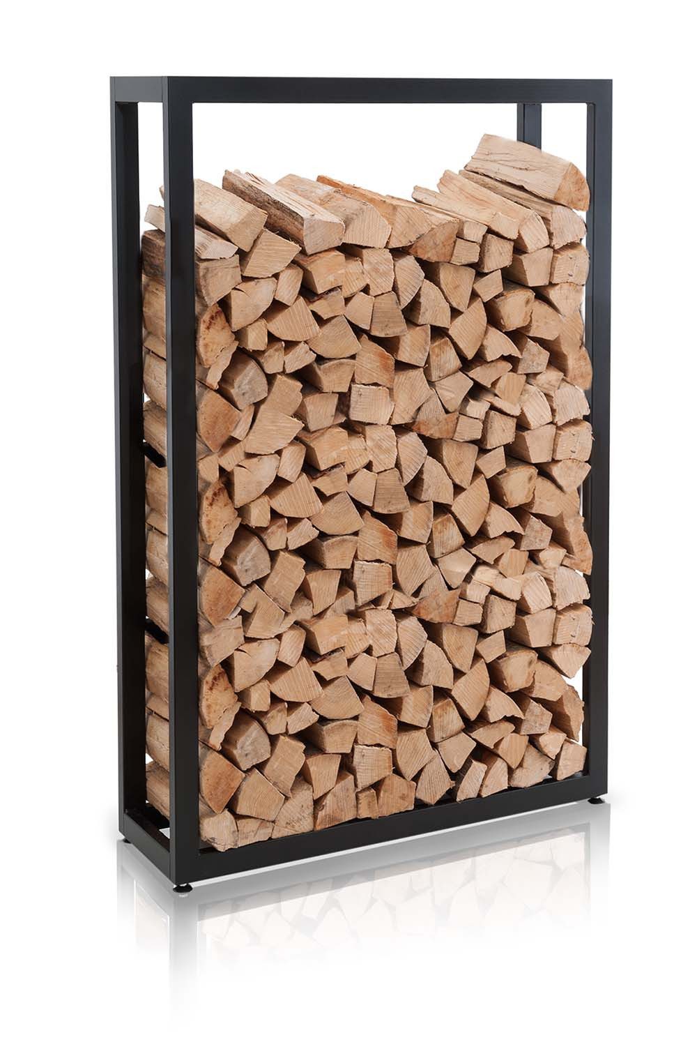 Simplaflex Kaminholzregal Feuerholz -Regal "Square", BxTxH:100.5x22x152 cm