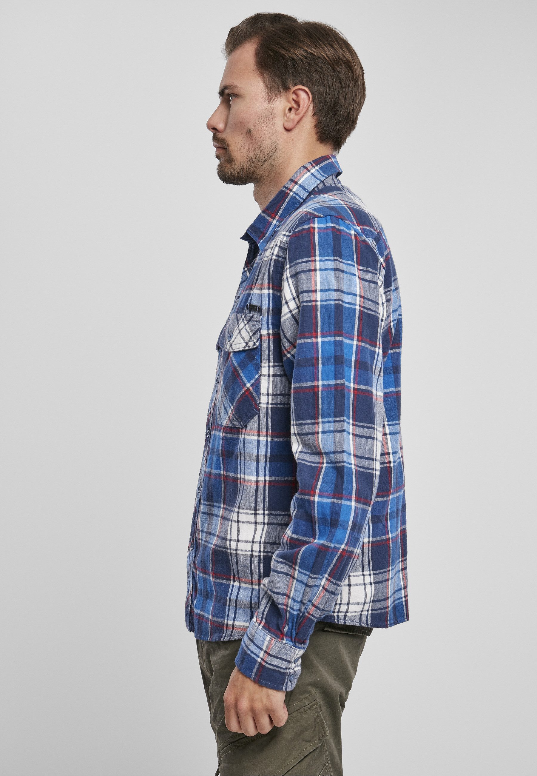 Brandit Langarmhemd Brandit Herren Checked Shirt (1-tlg)