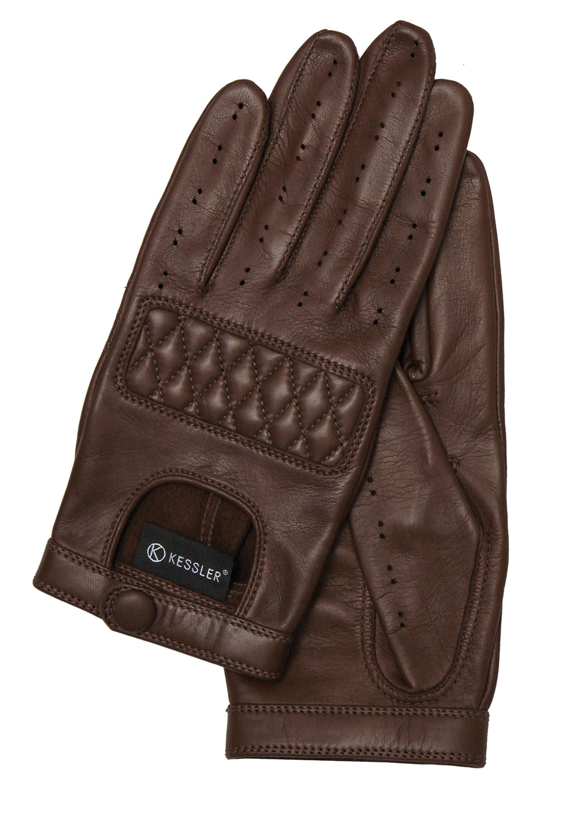 KESSLER Lederhandschuhe Hailey Driver`s TOBACCO Glove