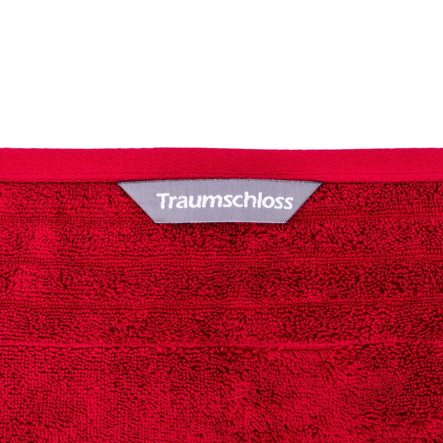 Traumschloss Duschtuch Premium-Line, Frottier Supima Baumwolle 600g/m² dunkelrot amerikanische 100% mit (1-St)