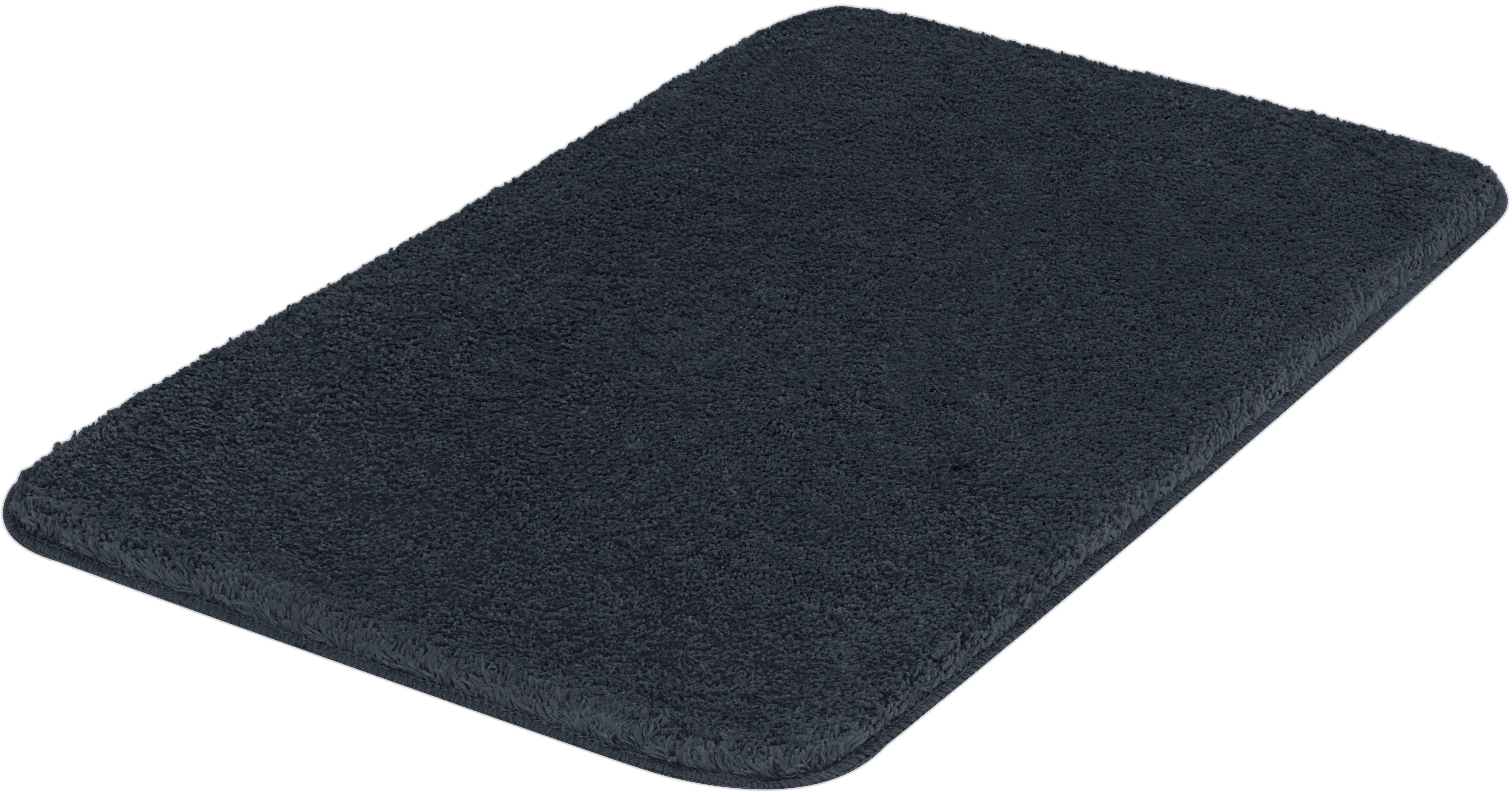 Kleine Wolke Badematte Meadow, Badvorleger, Badezimmer Teppich, Höhe 30 mm, rutschhemmend beschichtet, fußbodenheizungsgeeignet, Polyester, rechteckig, Badteppich, Uni Farben