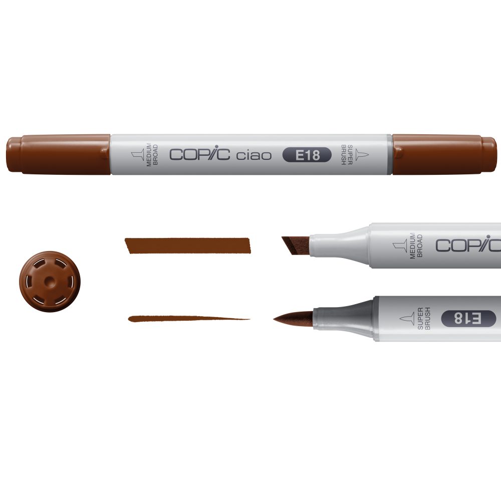 Marker Ciao 5+1 Set für Haartöne 2.