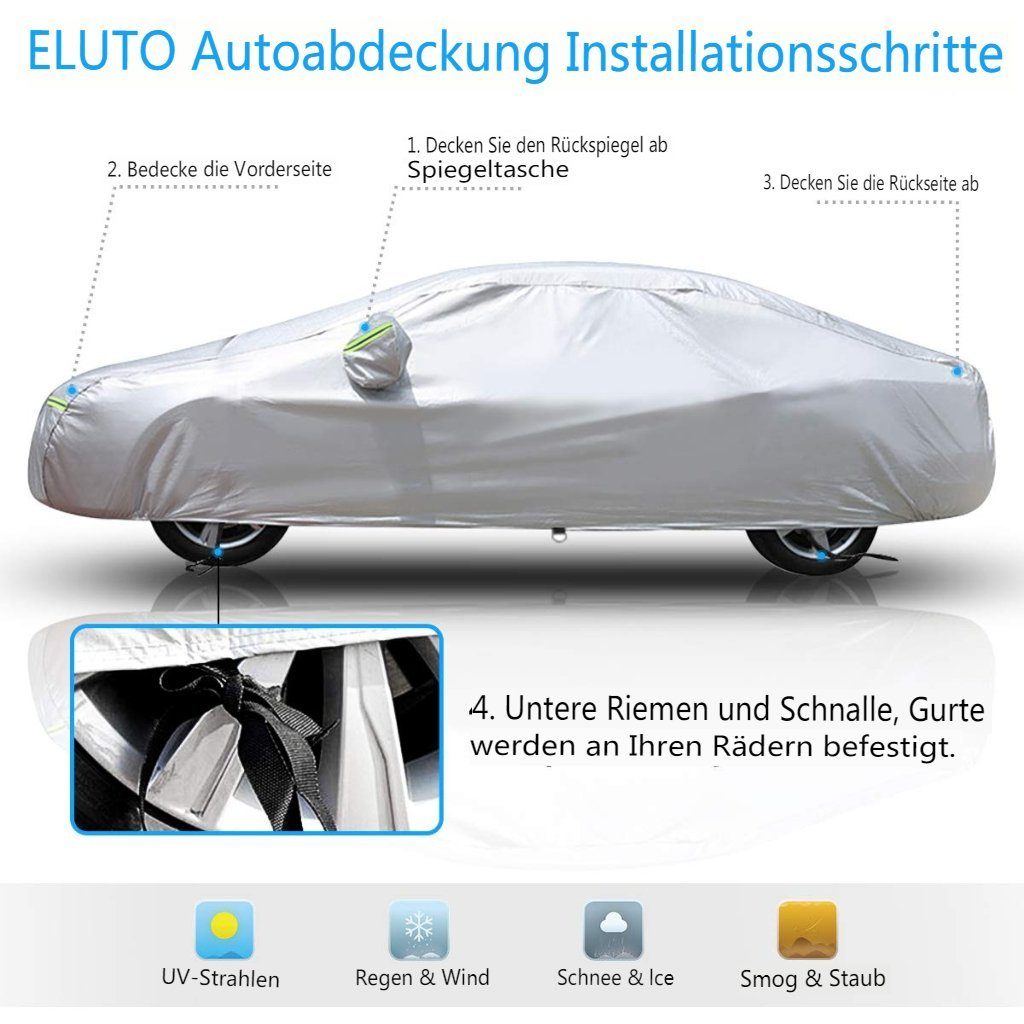 Universal Halb Auto Abdeckung Wasserdicht - Auto-Couture