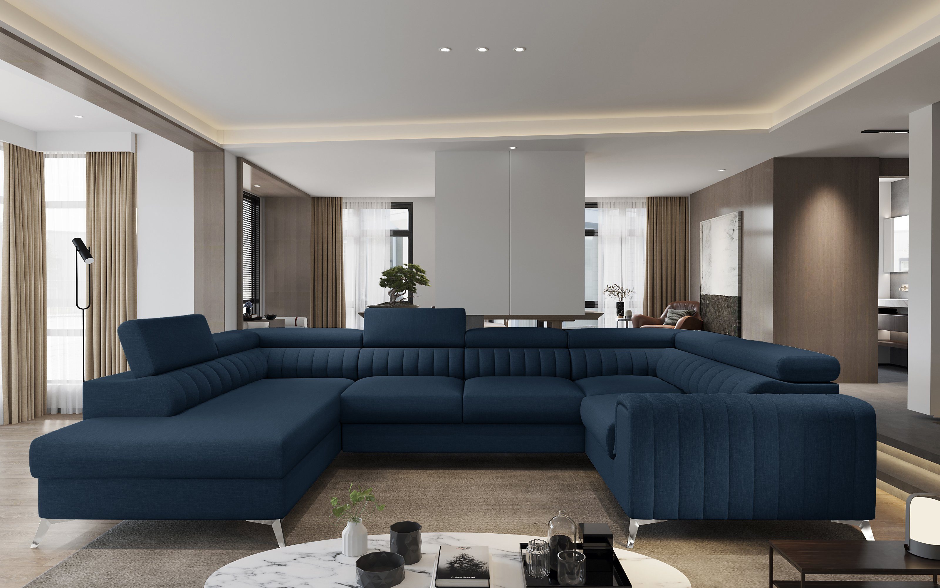 yourhouse24 Wohnlandschaft Louis mit Bettkasten und günstig online kaufen