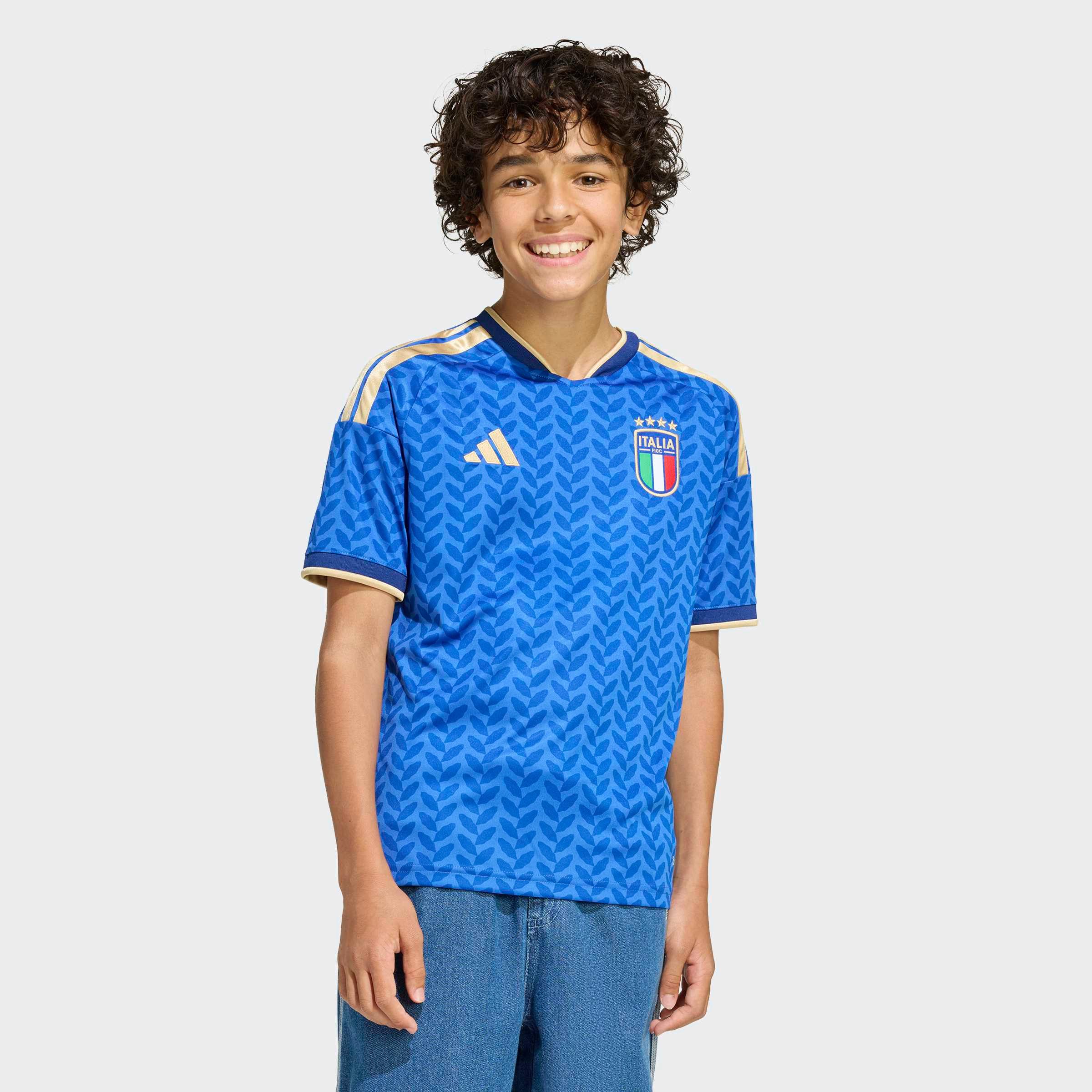 adidas Performance Fußballtrikot FIGC H JSY Y mit Climacool-Material, schmal geschnitten
