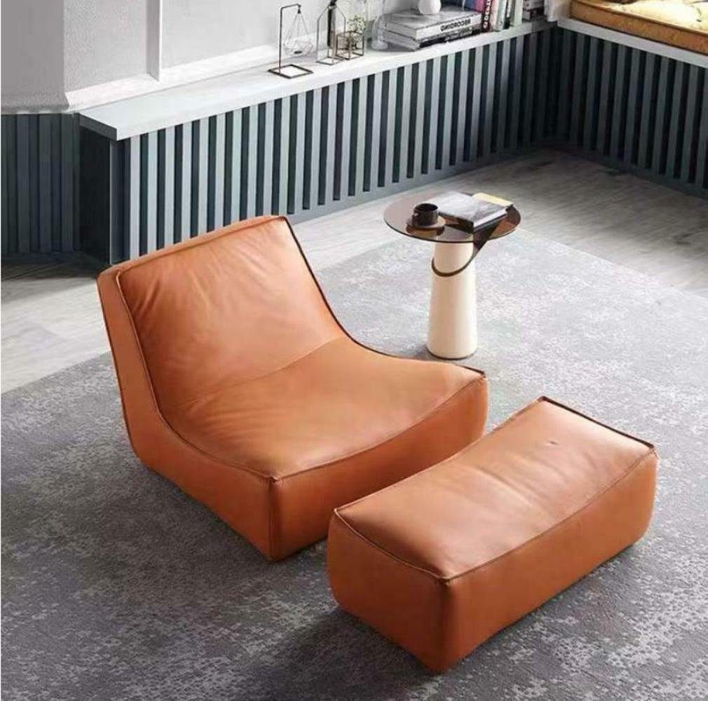 Sessel Luxus Relaxsessel aus Leder in elegantem Design
