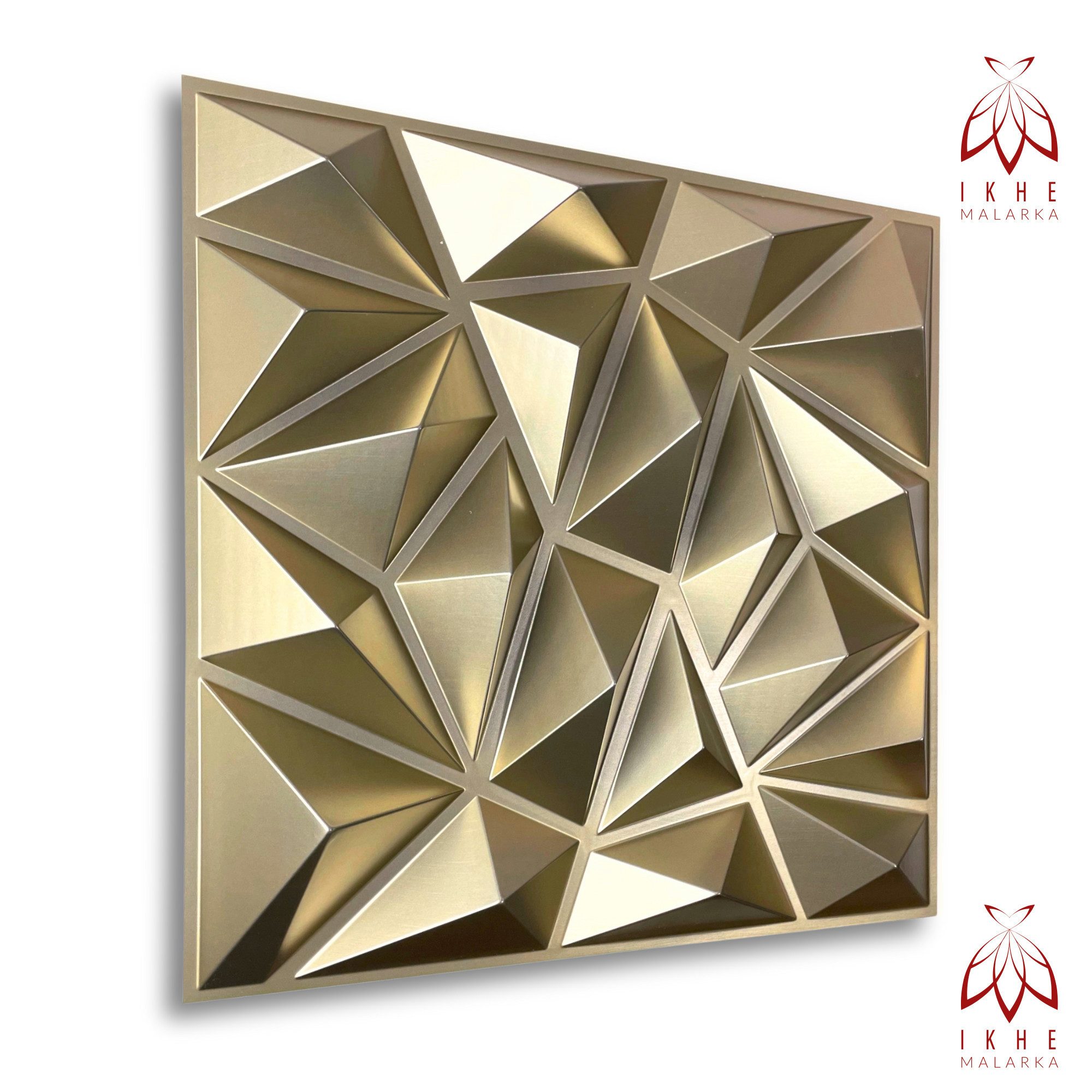 IKHEMalarka 3D Wandpaneel 3D Paneele PVC Kunststoffpaneele, BxL: 50,00x50,0 günstig online kaufen