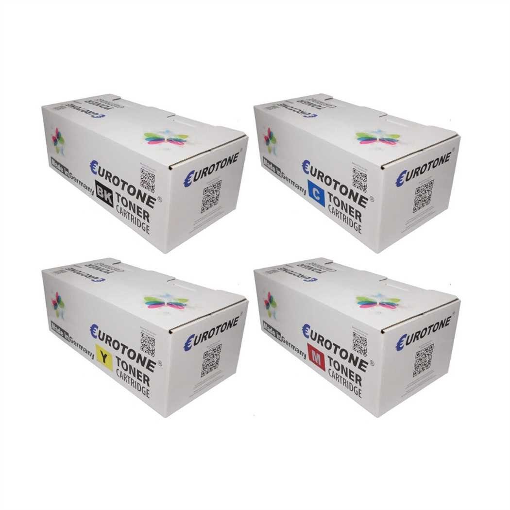 Eurotone Tonerkartusche Toner fr Ricoh MP C 3003 5504 6004 im 4er Set