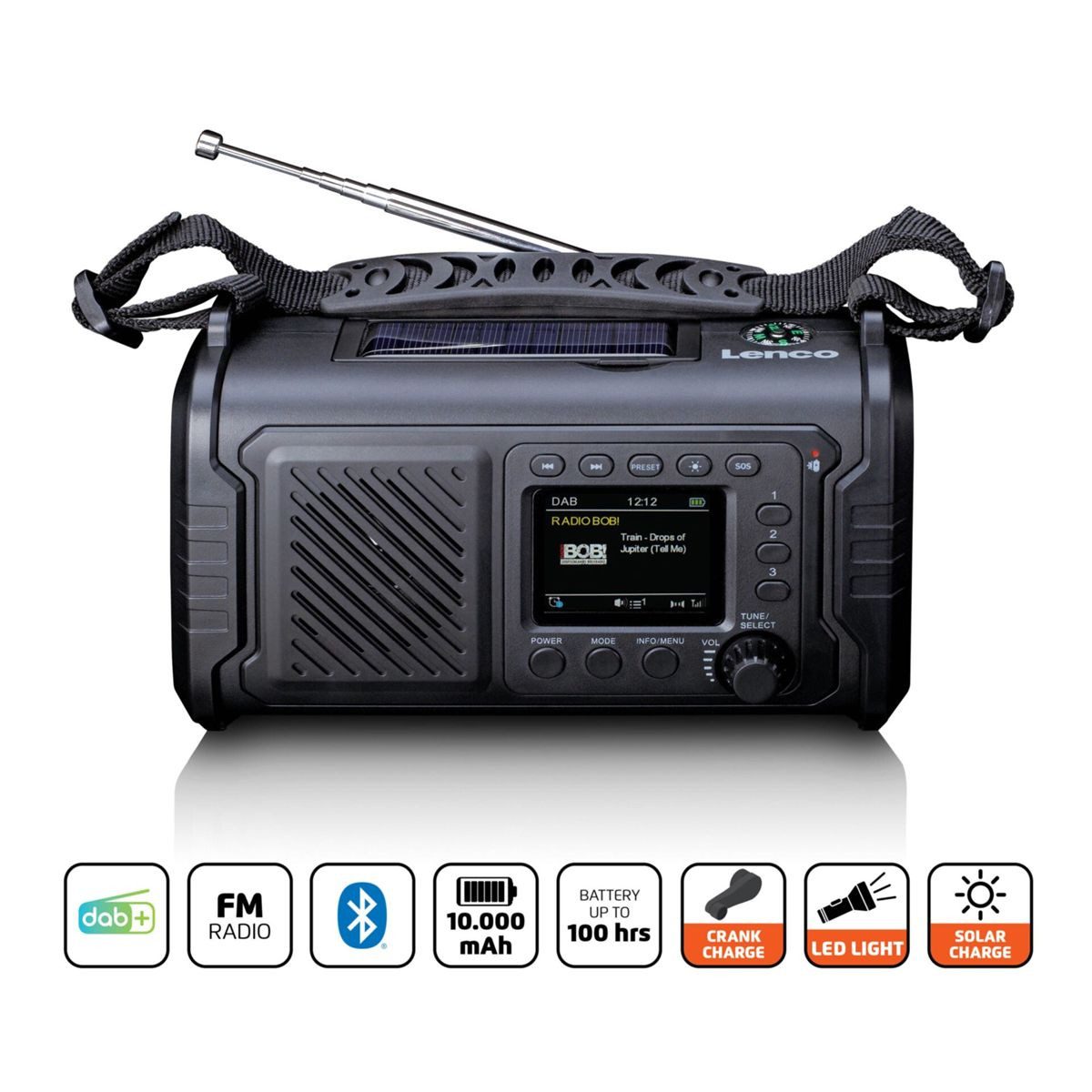 Lenco PDR-055 Notfallradio Radio