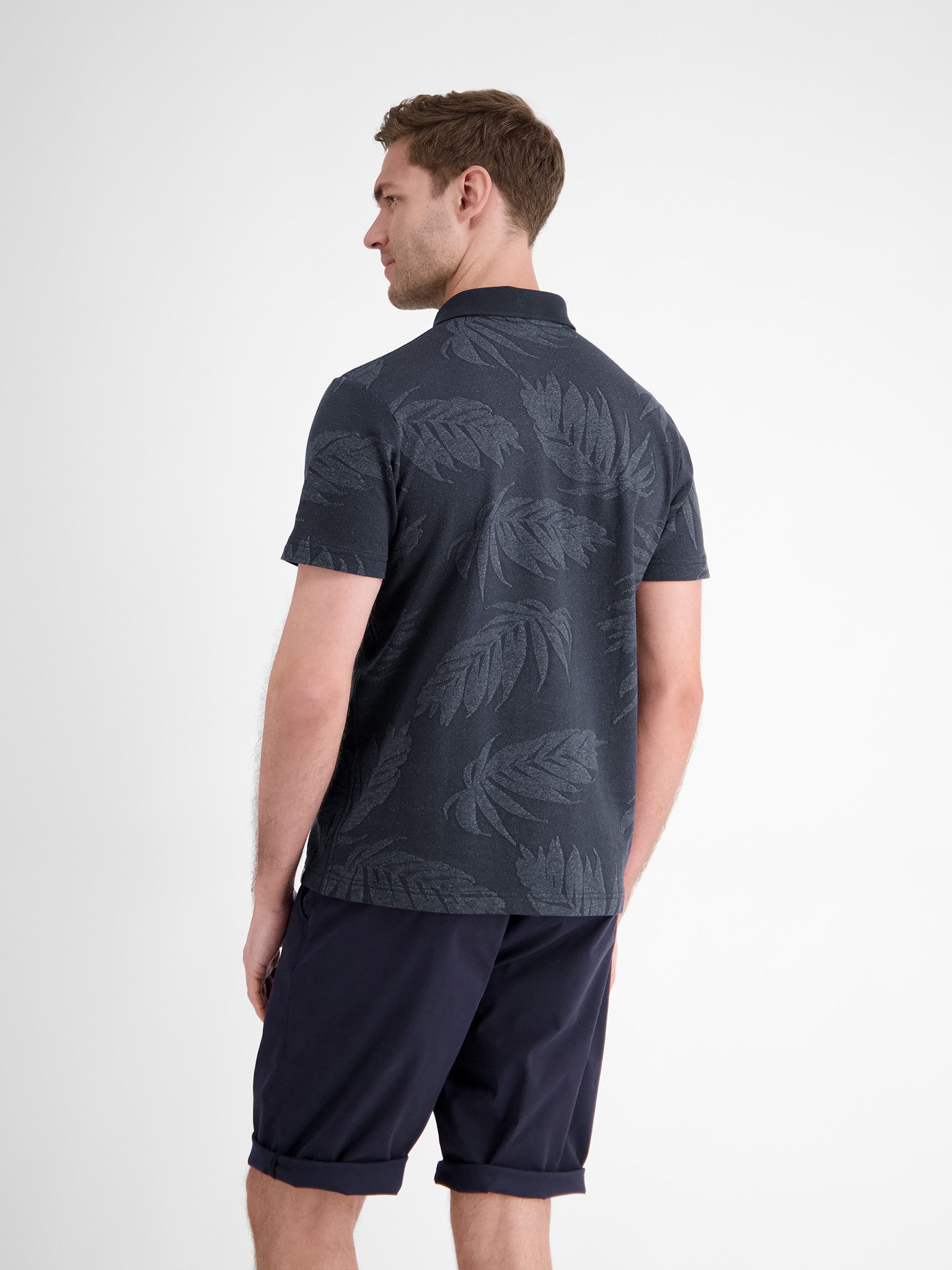 LERROS Poloshirt mit All-Over Print günstig online kaufen