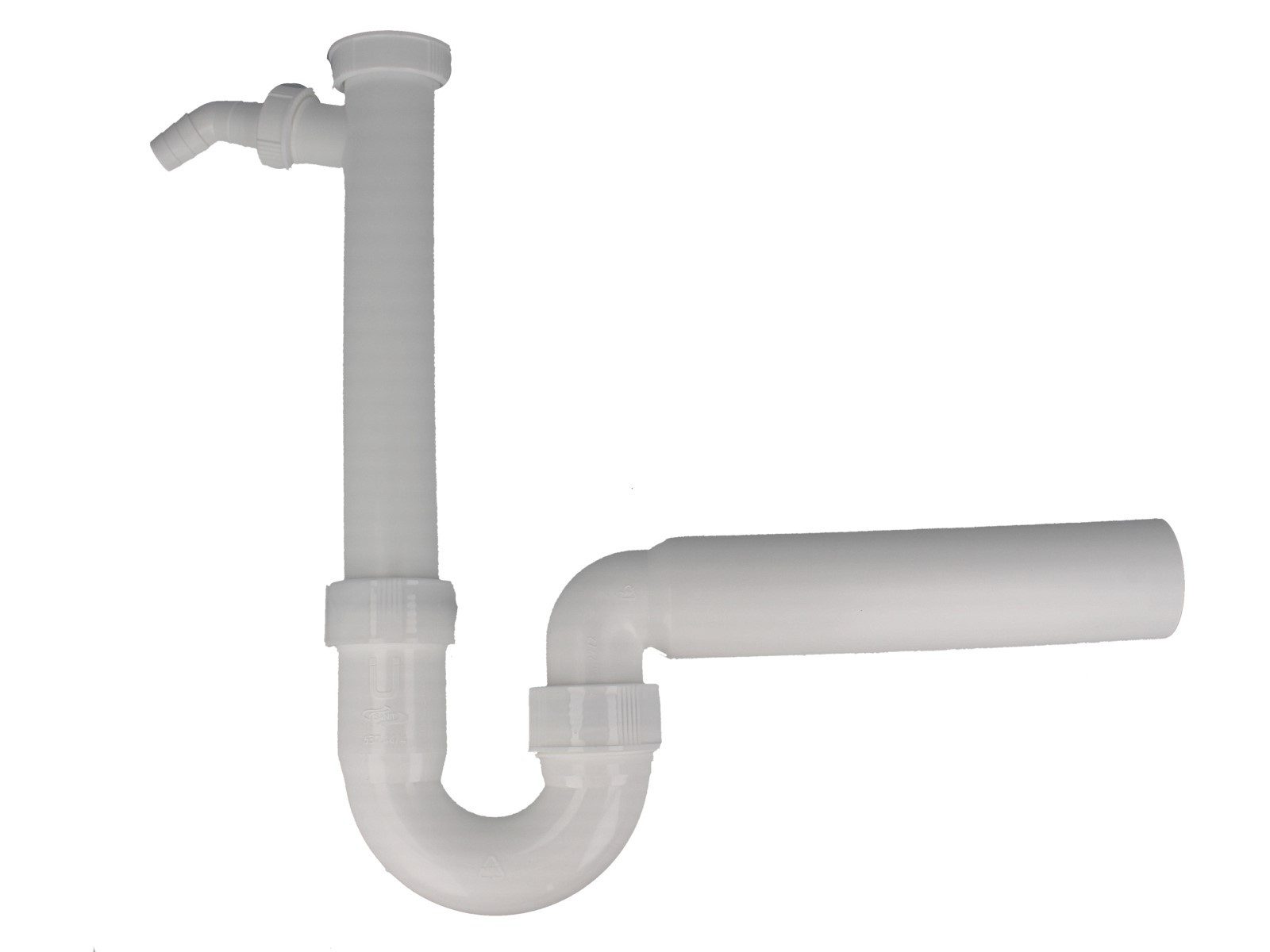 Siphon Rohrgeruchverschluss G1 1/2 x 50, mit Geräteanschluss