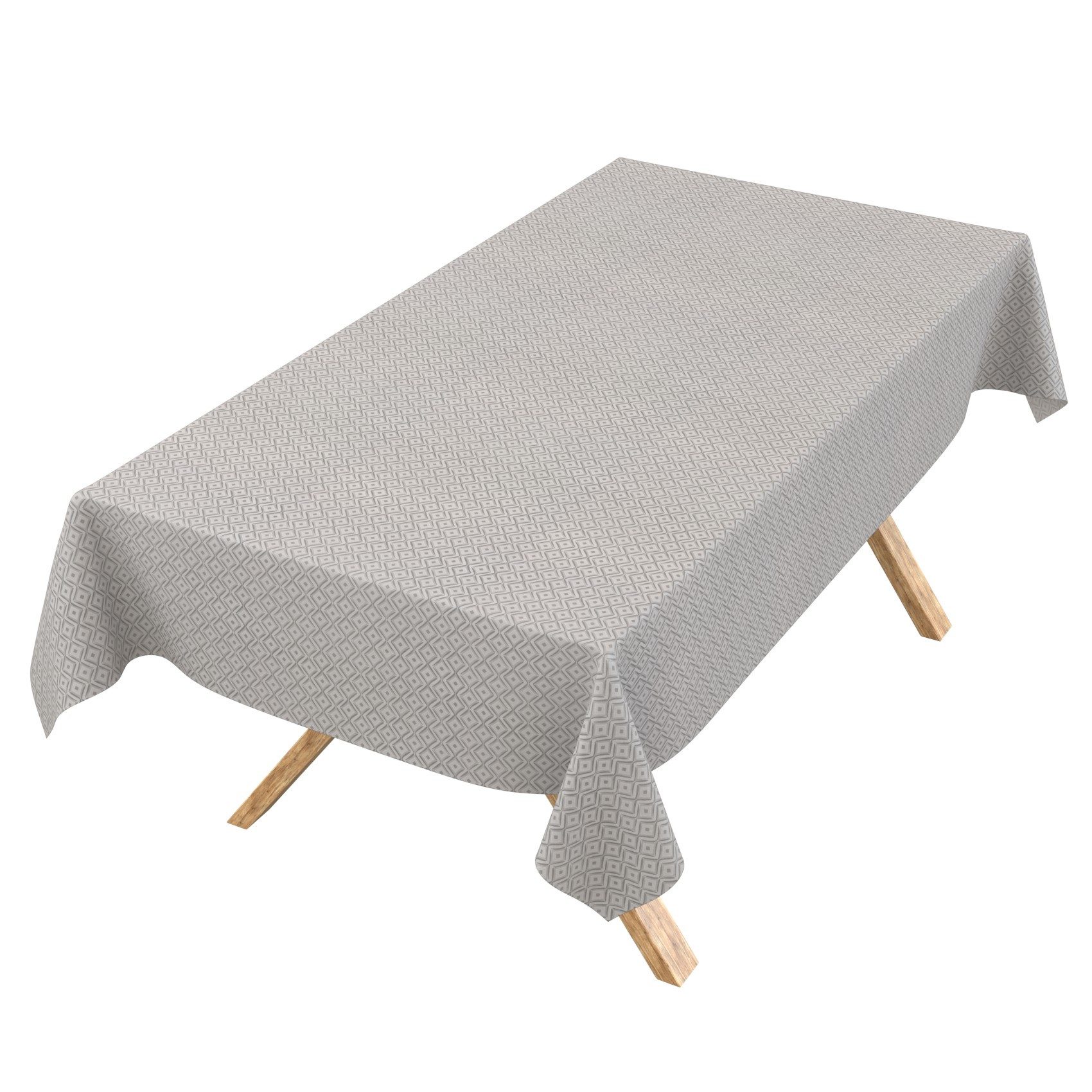 ANRO Tischdecke Wachstuch 3.0 abwaschbar Geometrie Tischwäsche (Einzelstück 1-tlg), wasserabweisend PU-Beschichtet Konstruktivismus Grau 100x140cm