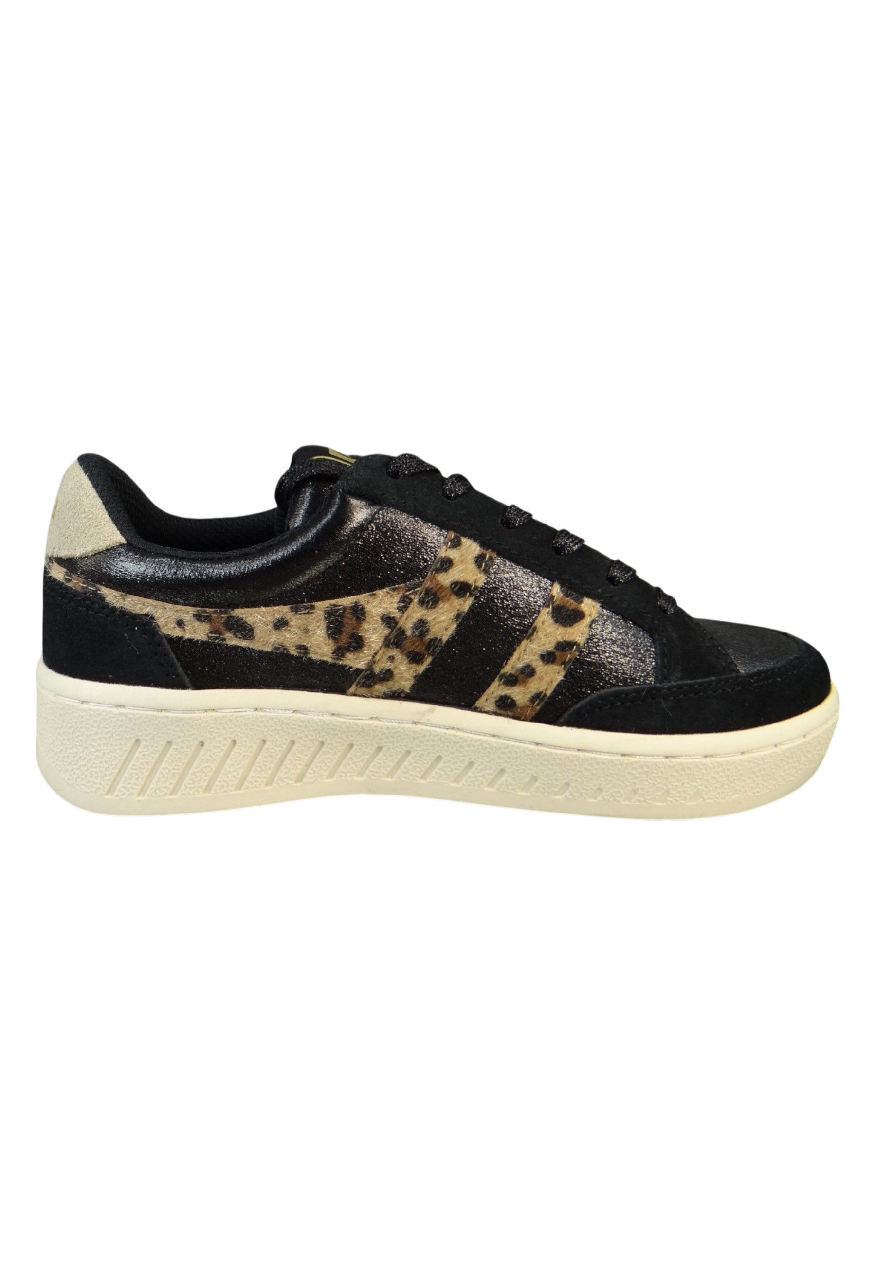 Gola CLB773 BZ Black/Leopoard/Bone Sneaker