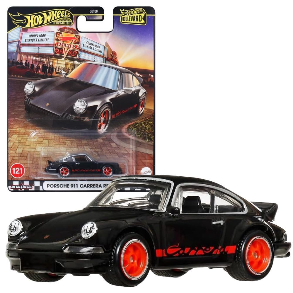 Hot Wheels Spielzeug-Rennwagen Porsche 911 Carrera RS 2.7 JBL19 Hot Wheels Boulevard Fahrzeug