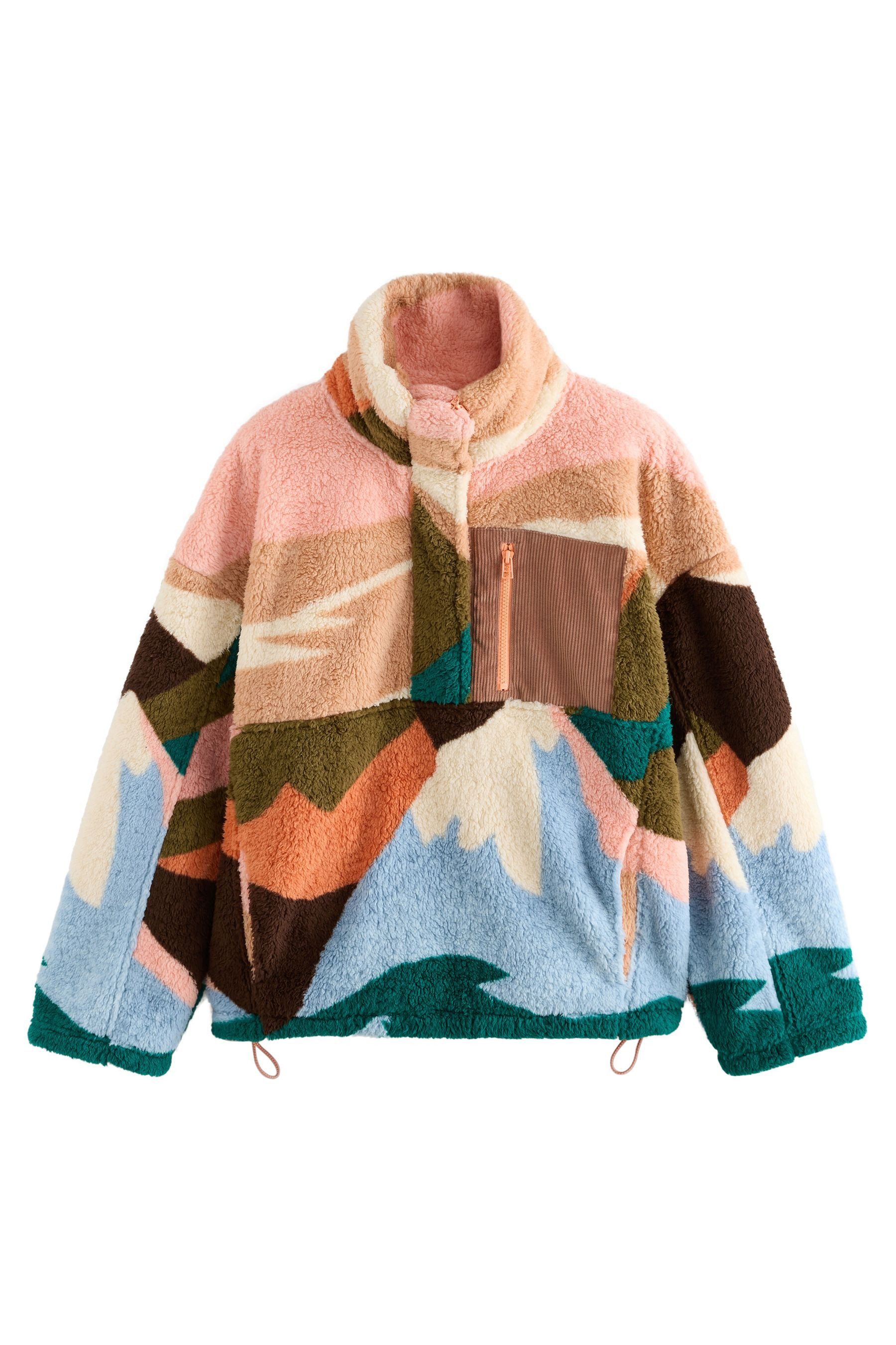 Next Fleecejacke Troyer aus Teddyfell (1-St) günstig online kaufen