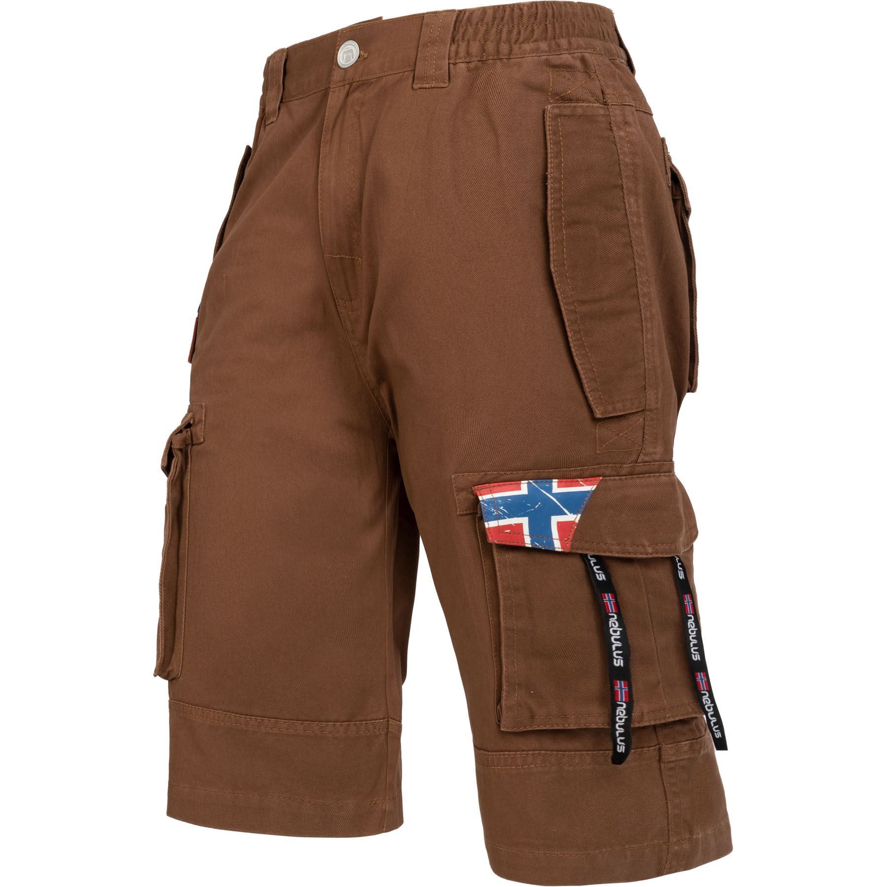 Nebulus Hose & Shorts BOODY, P5801 - Herren, braun, L