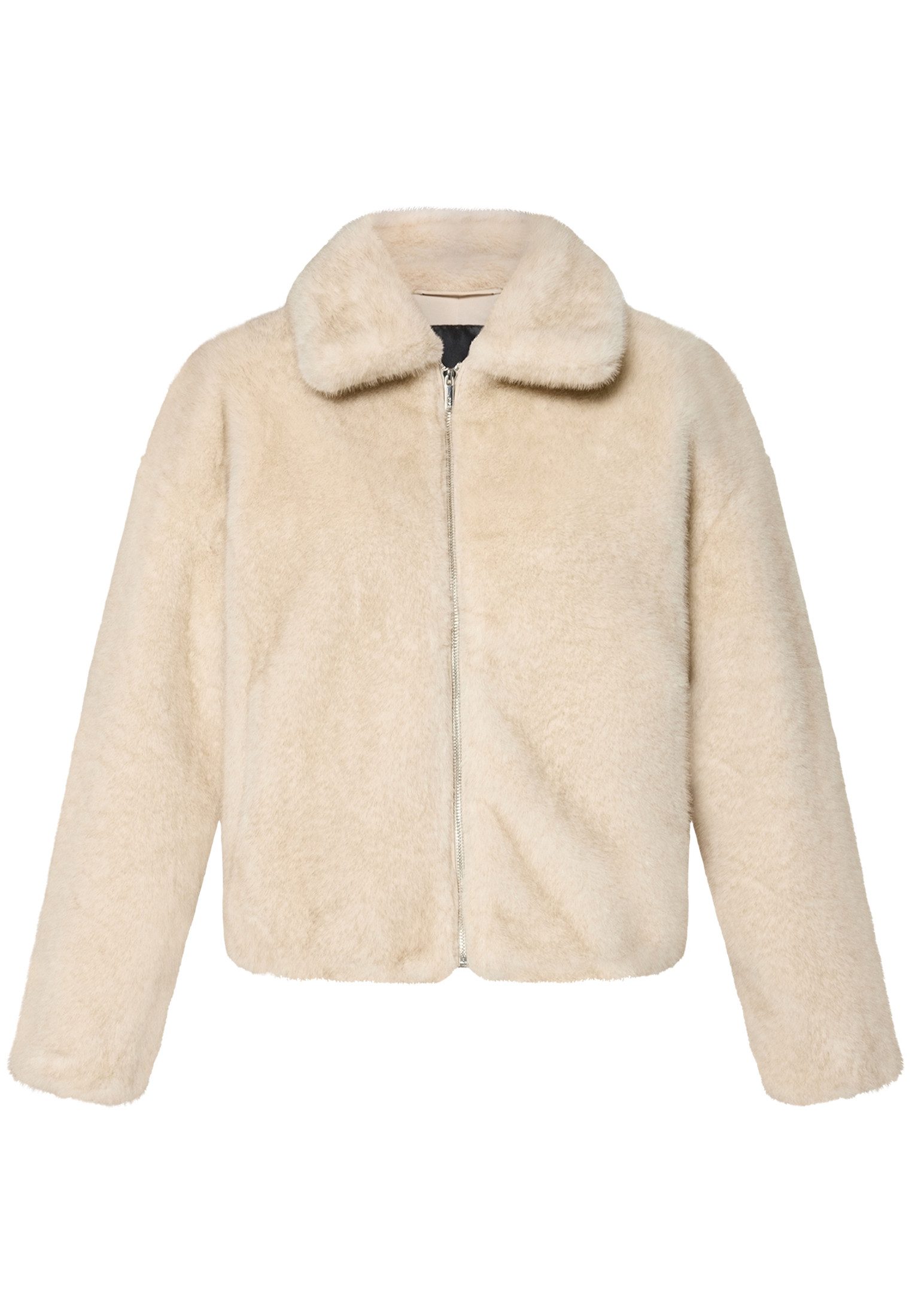 Zero Plüschjacke Damen mit Reißverschluss