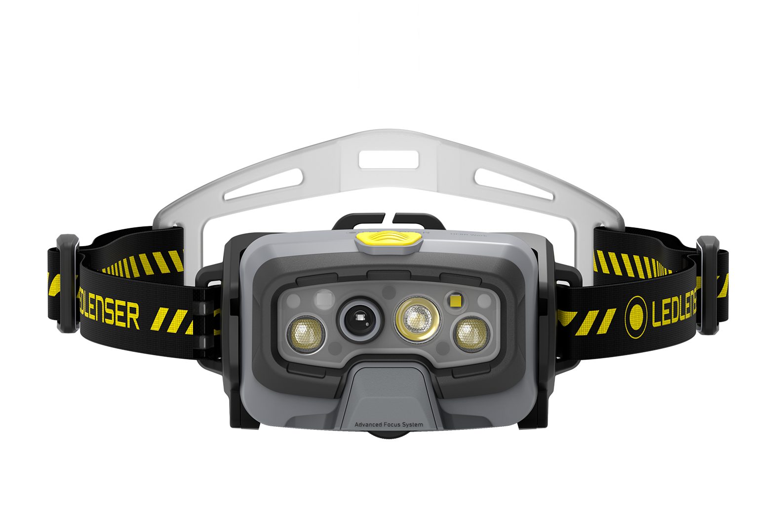 Ledlenser LED Stirnlampe HF8R Work, 1600 Lumen, 210 m Leuchtweite, 198g, 90 Std Laufzeit, IP68, mit Akku