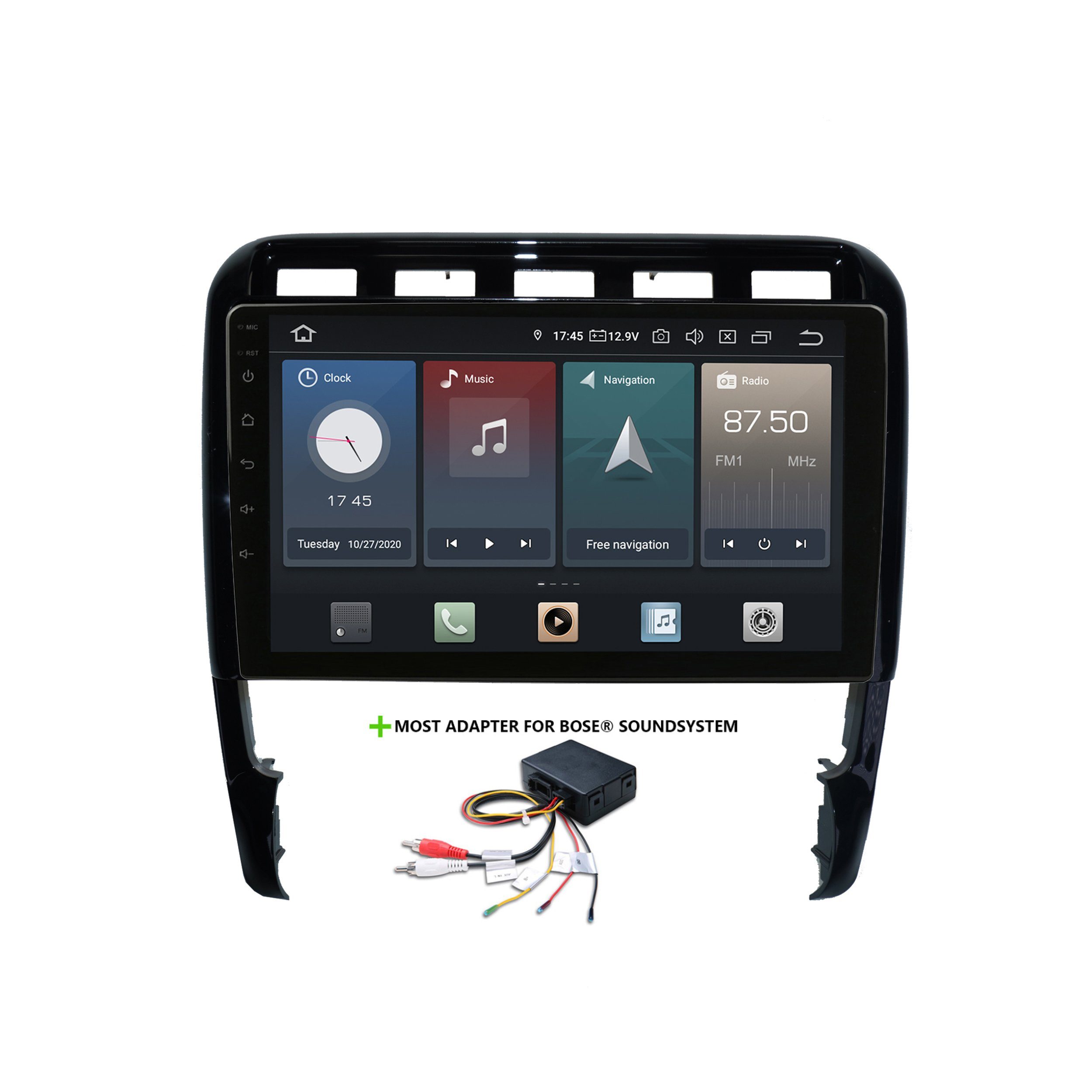 Für Porsche Cayenne 9PA 9" Android Autoradio GPS CarPlay AndroidAuto Einbau-Navigationsgerät