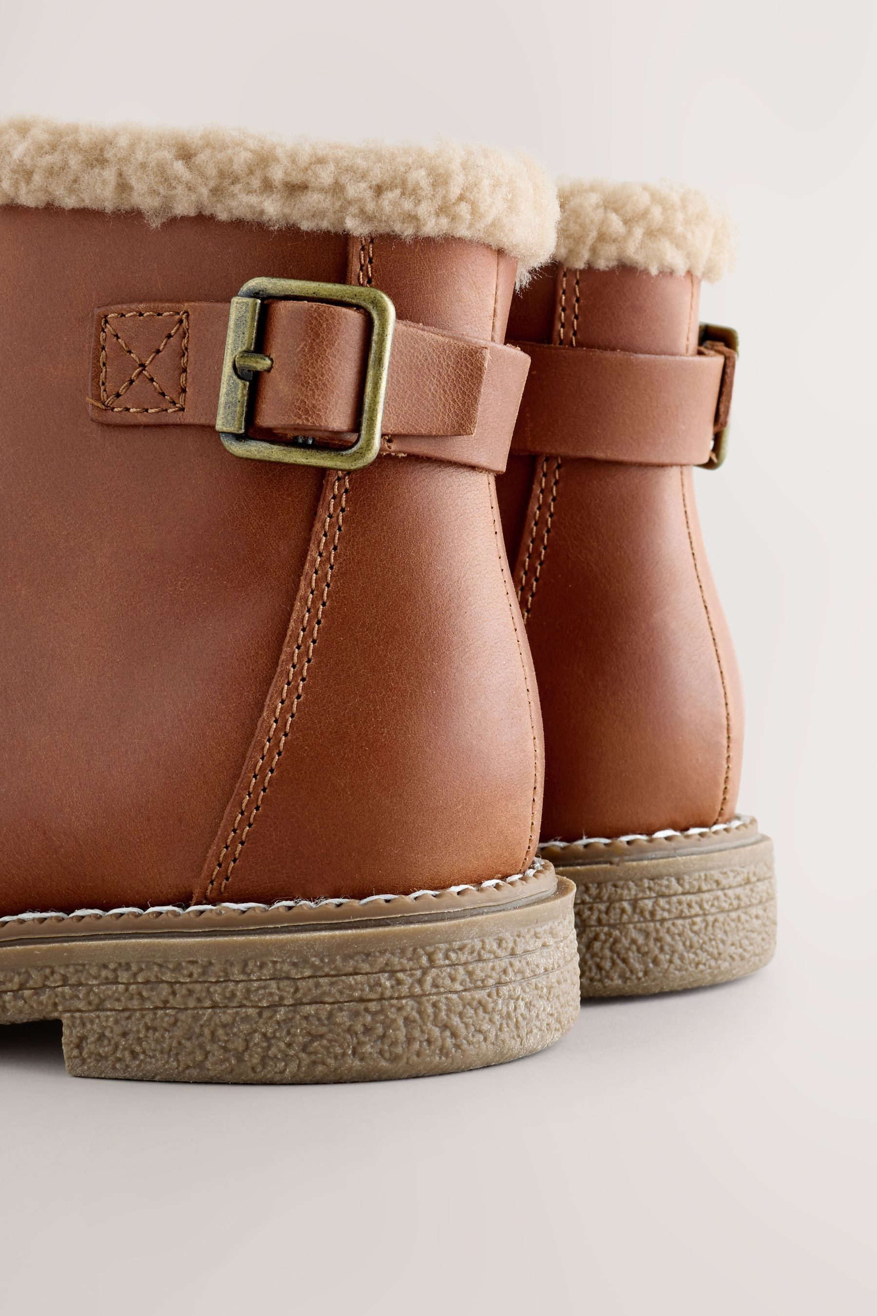 Next Warmgefütterte Stiefeletten aus Leder Stiefelette (1-tlg)