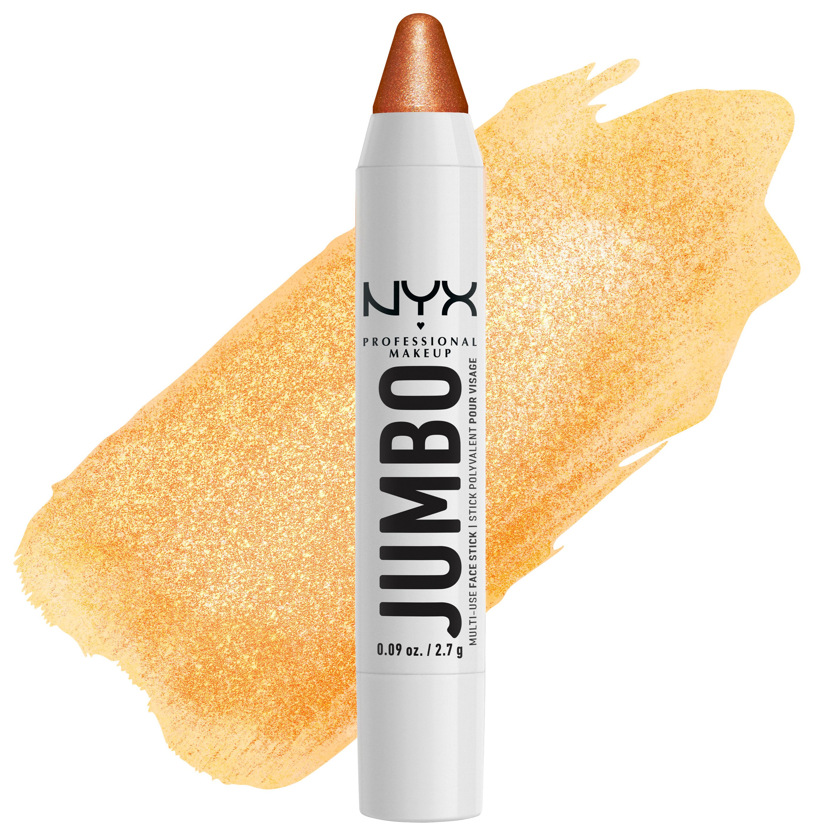 NYX PROFESSIONAL MAKEUP Highlighter Jumbo Multi-Use Face Stick, Highlighter, Lidschatten, Blush oder Lippenstift