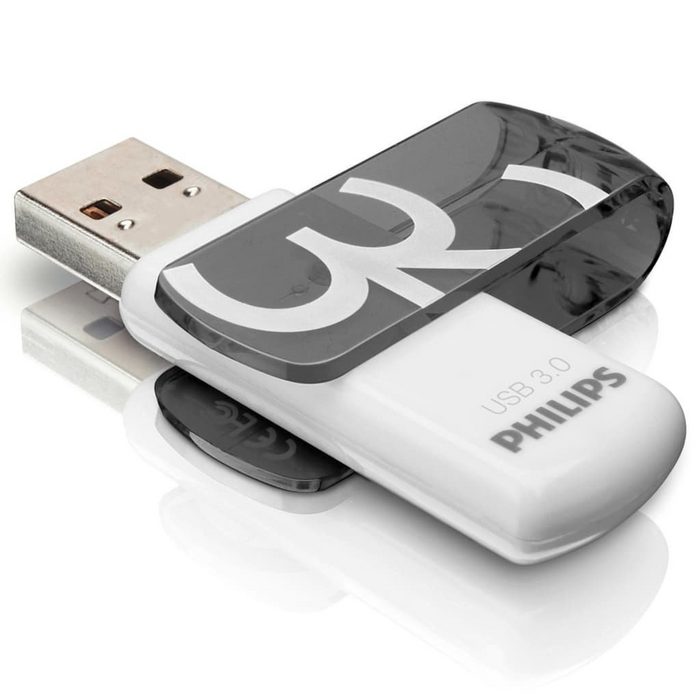 Philips 3.0 USB-Sticks Vivid 2 Stk. 32 GB Weiß und Grau USB-Stick