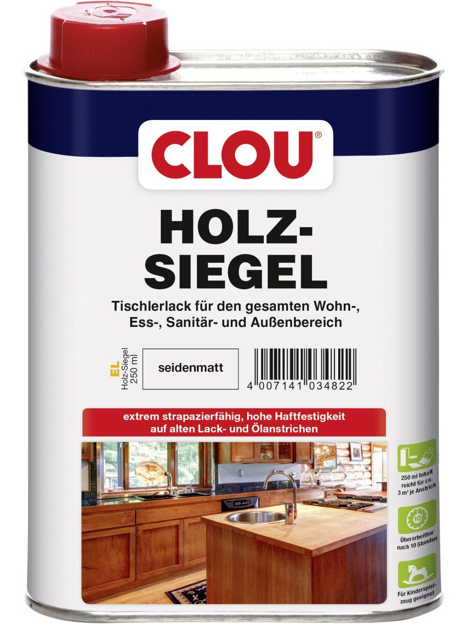 CLOU Lasur Clou Holz Siegel 250 ml seidenmatt
