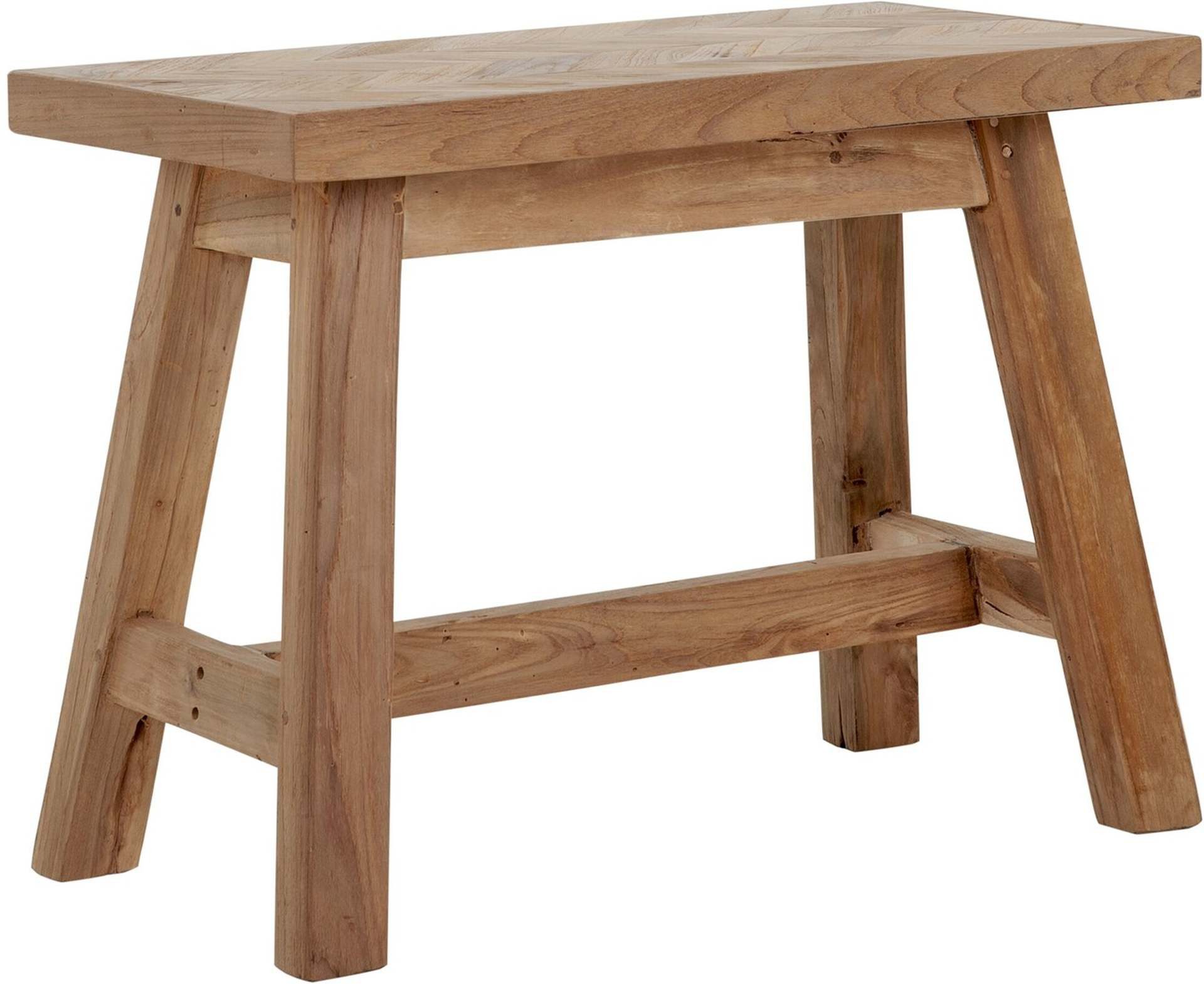 Must Living Sitzbank Herringbone aus Teakholz, 60 cm
