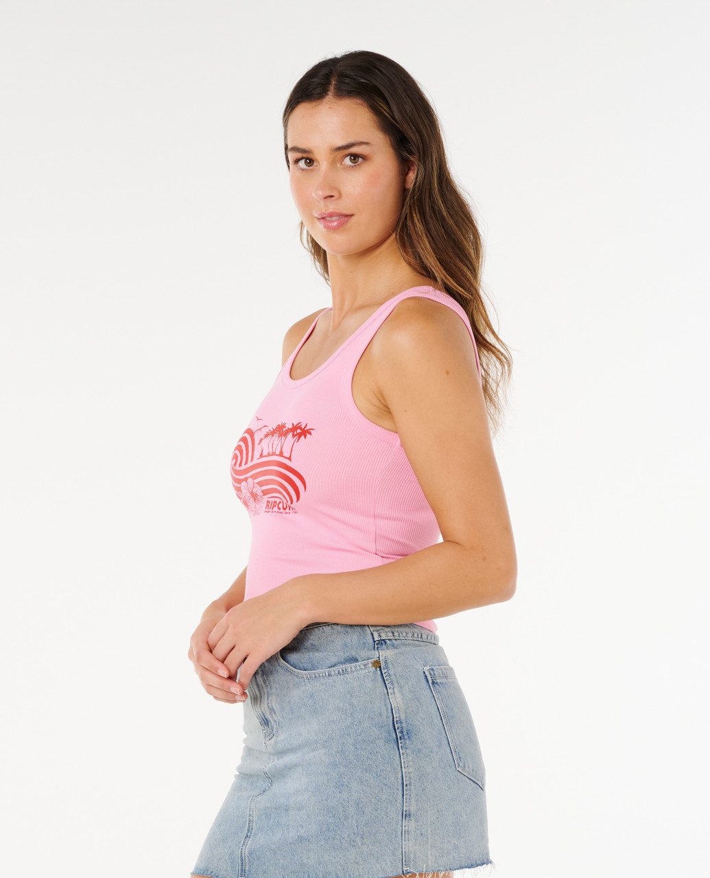 Rip Curl Tanktop Ocean Break Rib Tanktop