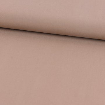 SCHÖNER LEBEN. Stoff Bekleidungsstoff Viskose Rosella uni taupe 1,40m Breite